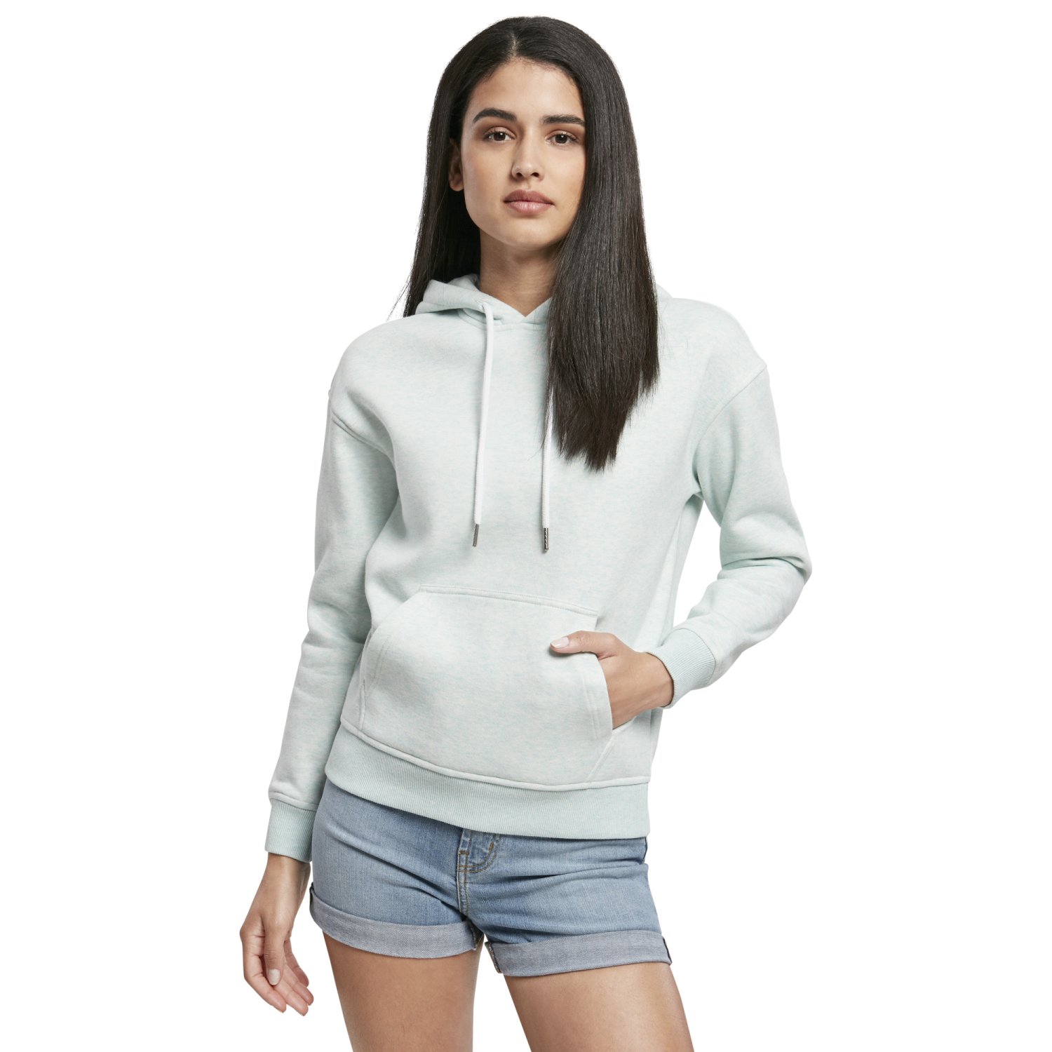 Urban Classics Ladies - MELANGE Fleece Hoody