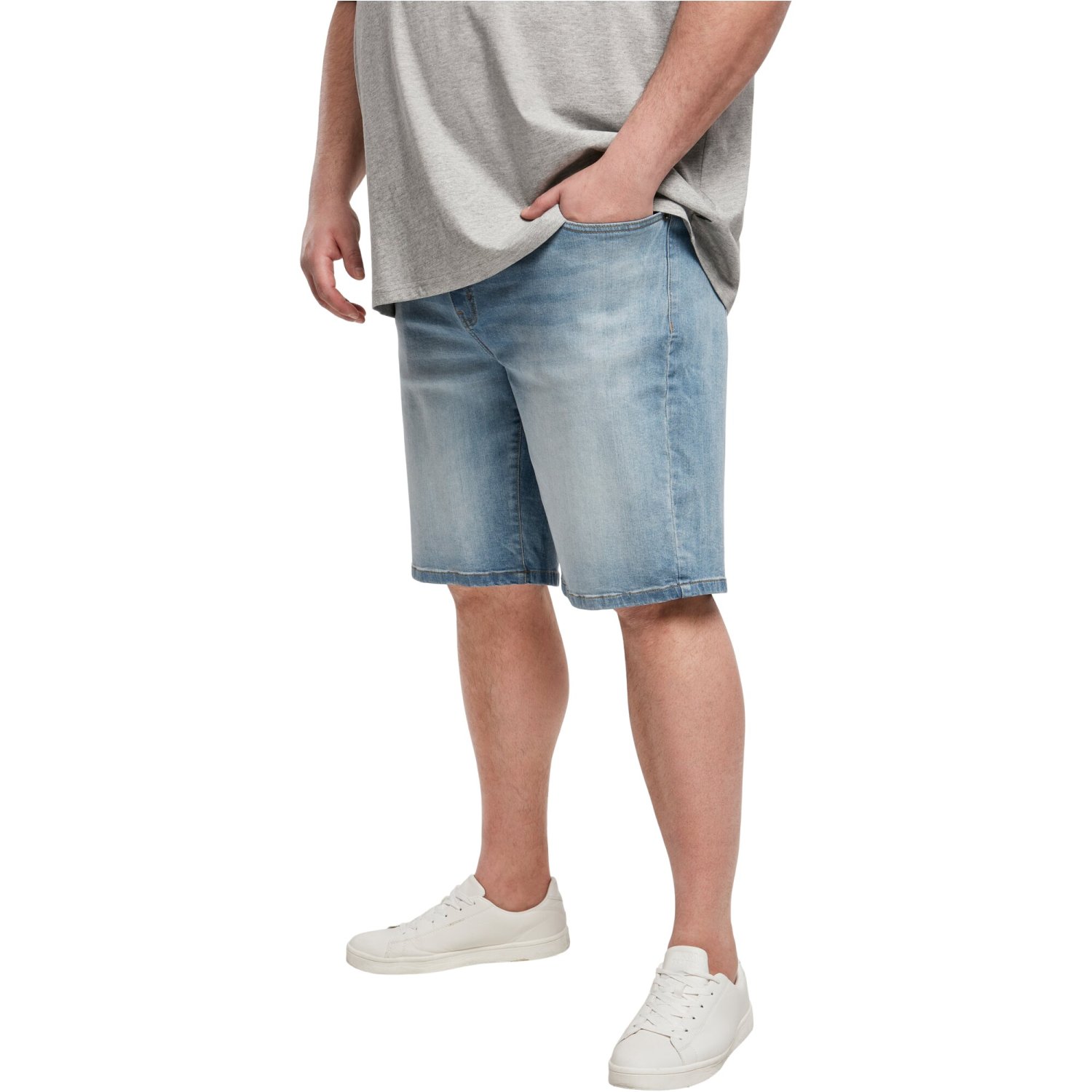 Urban Classics - Relaxed Fit Denim Jeans Shorts light washed