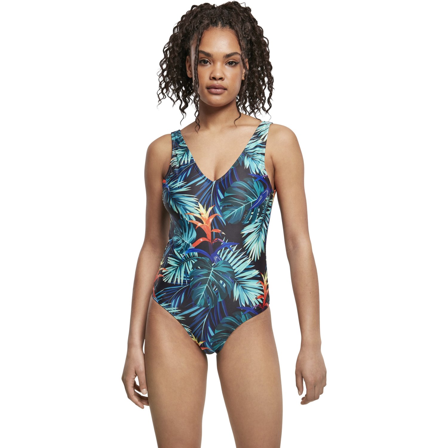 Urban Classics Ladies - High Leg Swimsuit Bikini vriesea