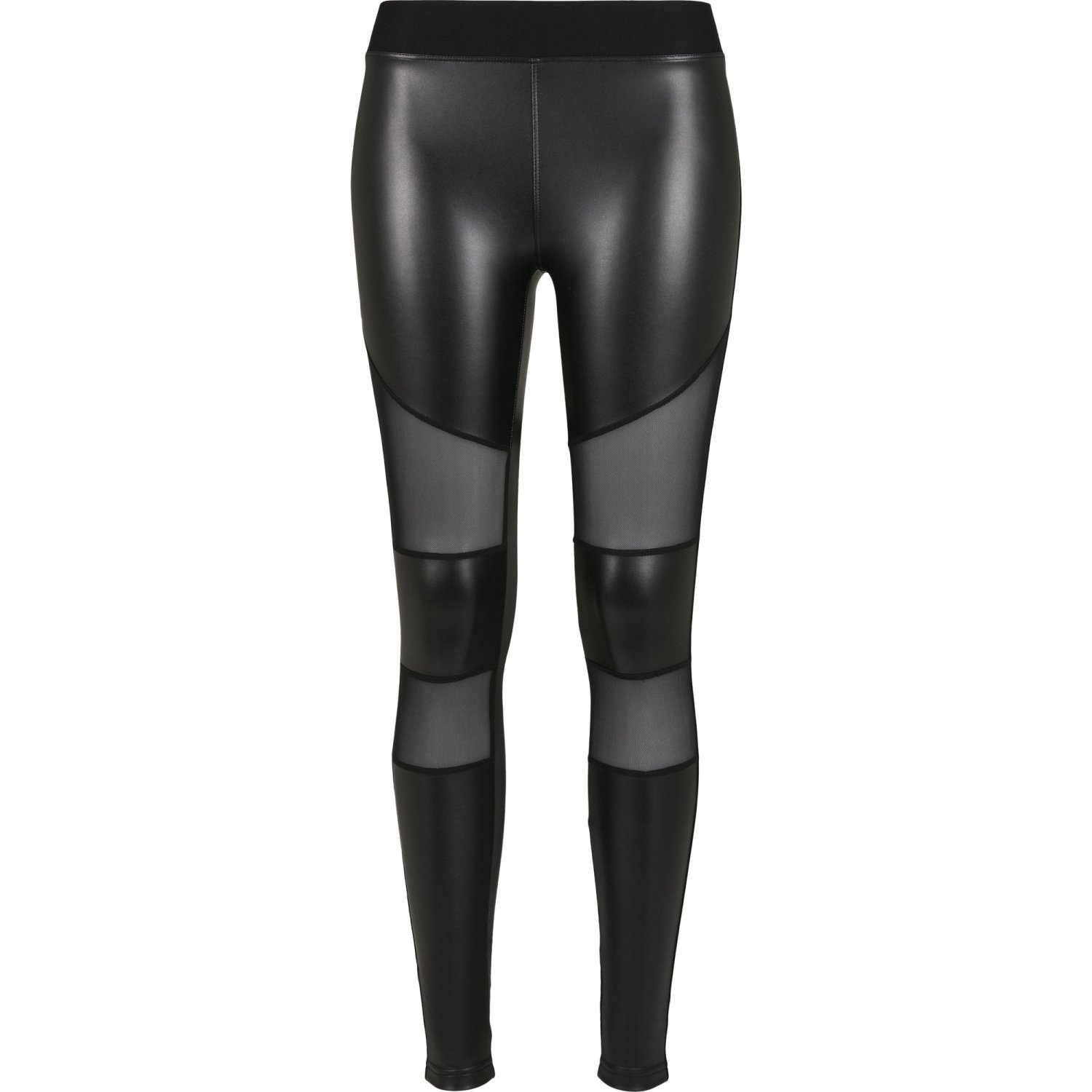 Urban Classics Ladies - TECH MESH Kunstleder Leggings