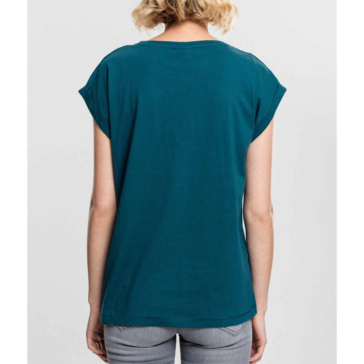 Urban Classics Ladies - EXTENDED SHOULDER Shirt teal