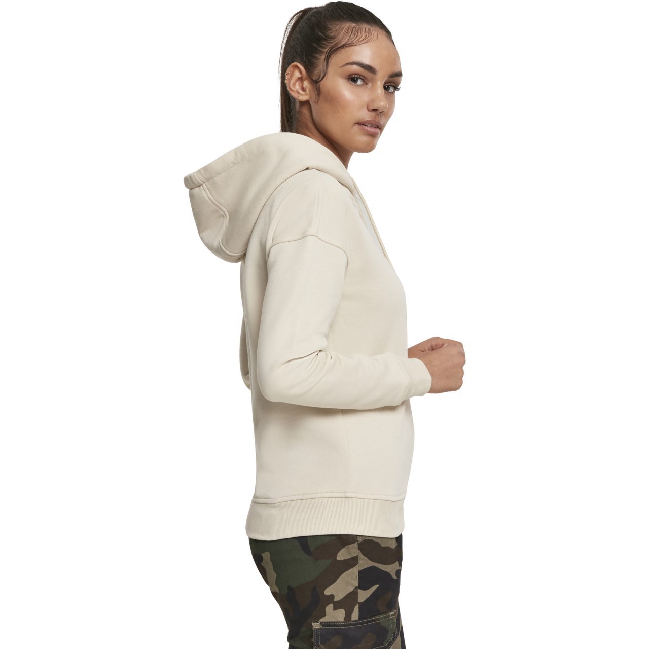 Urban Classics Ladies - ORGANIC Basic Hoody sand beige