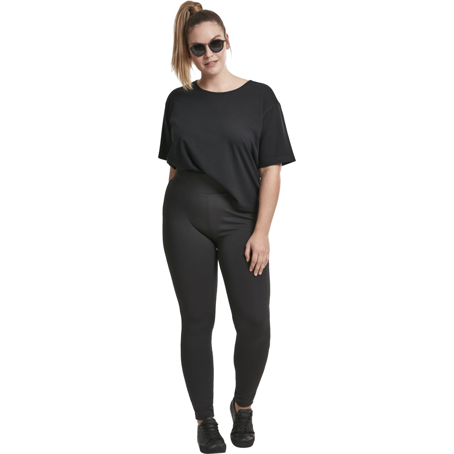 Urban Classics Ladies - High Waist Leggings schwarz