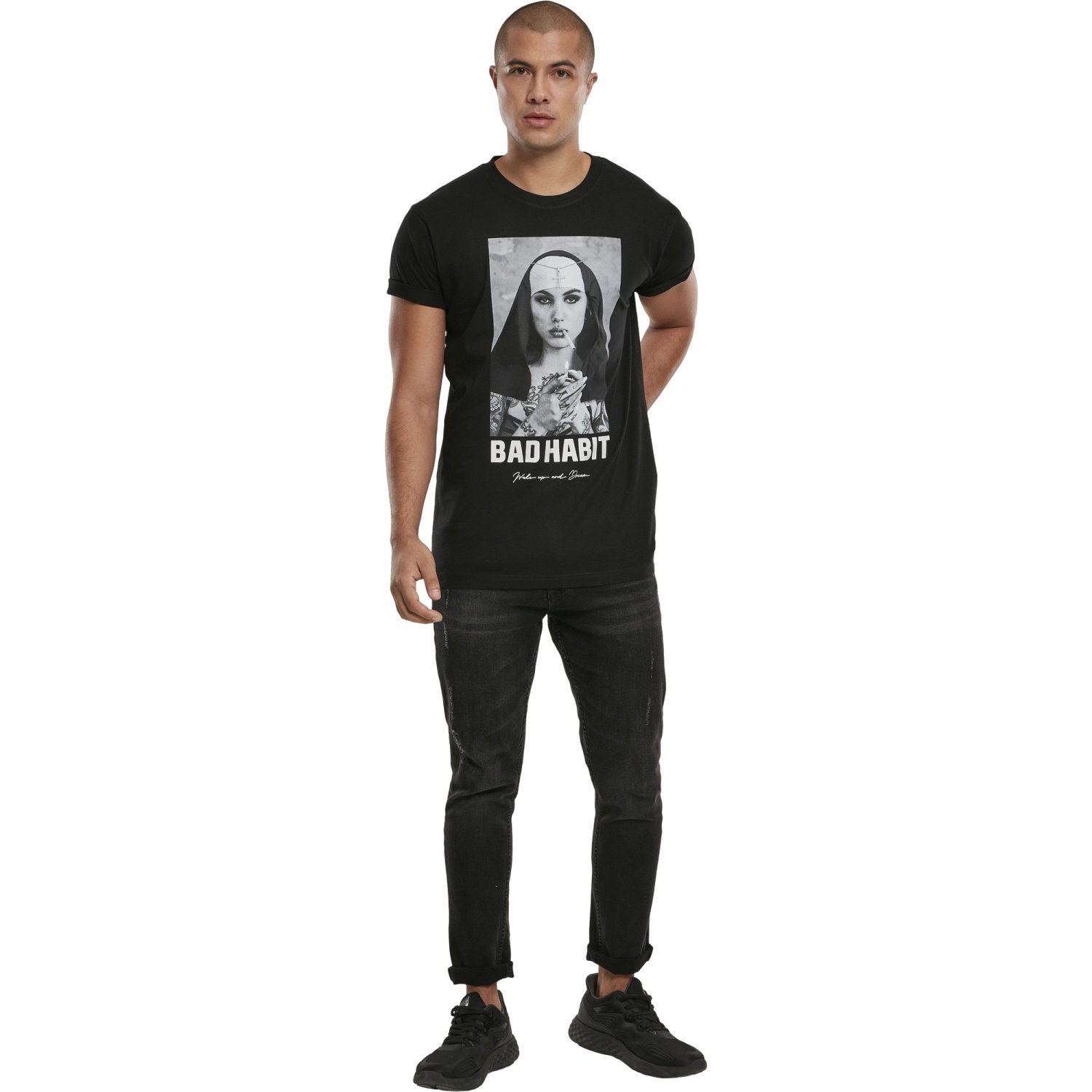Mister Tee Shirt - BAD HABIT Print