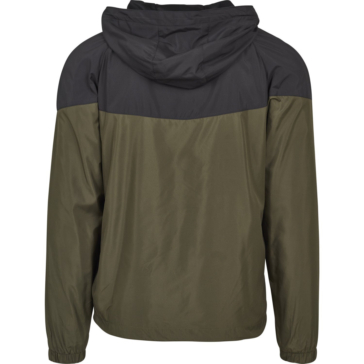 Urban Classics - TECH Windrunner Jacket black / olive
