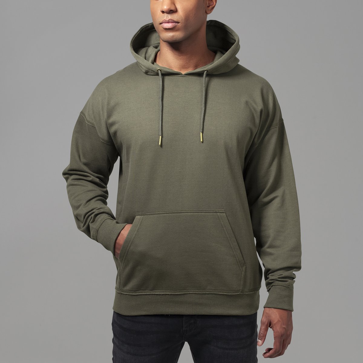 Urban Classics - OVERSIZED Sweat Hoody olive