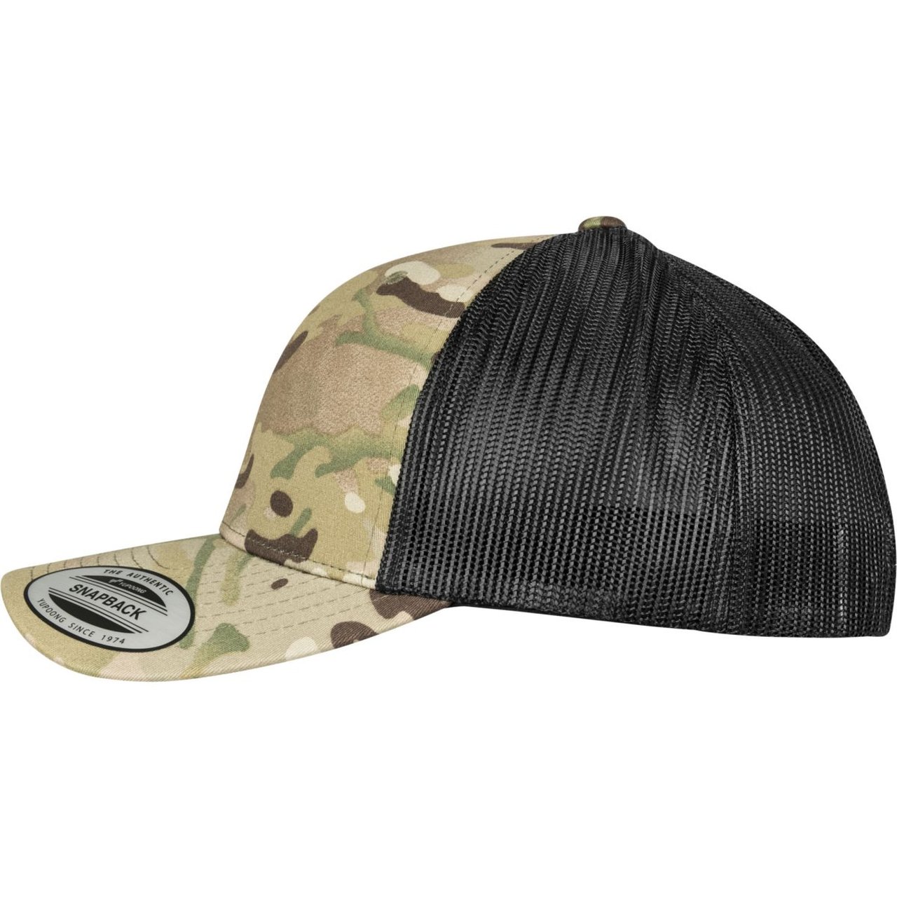 Flexfit RETRO Trucker Snapback Cap - Multicam sand camo