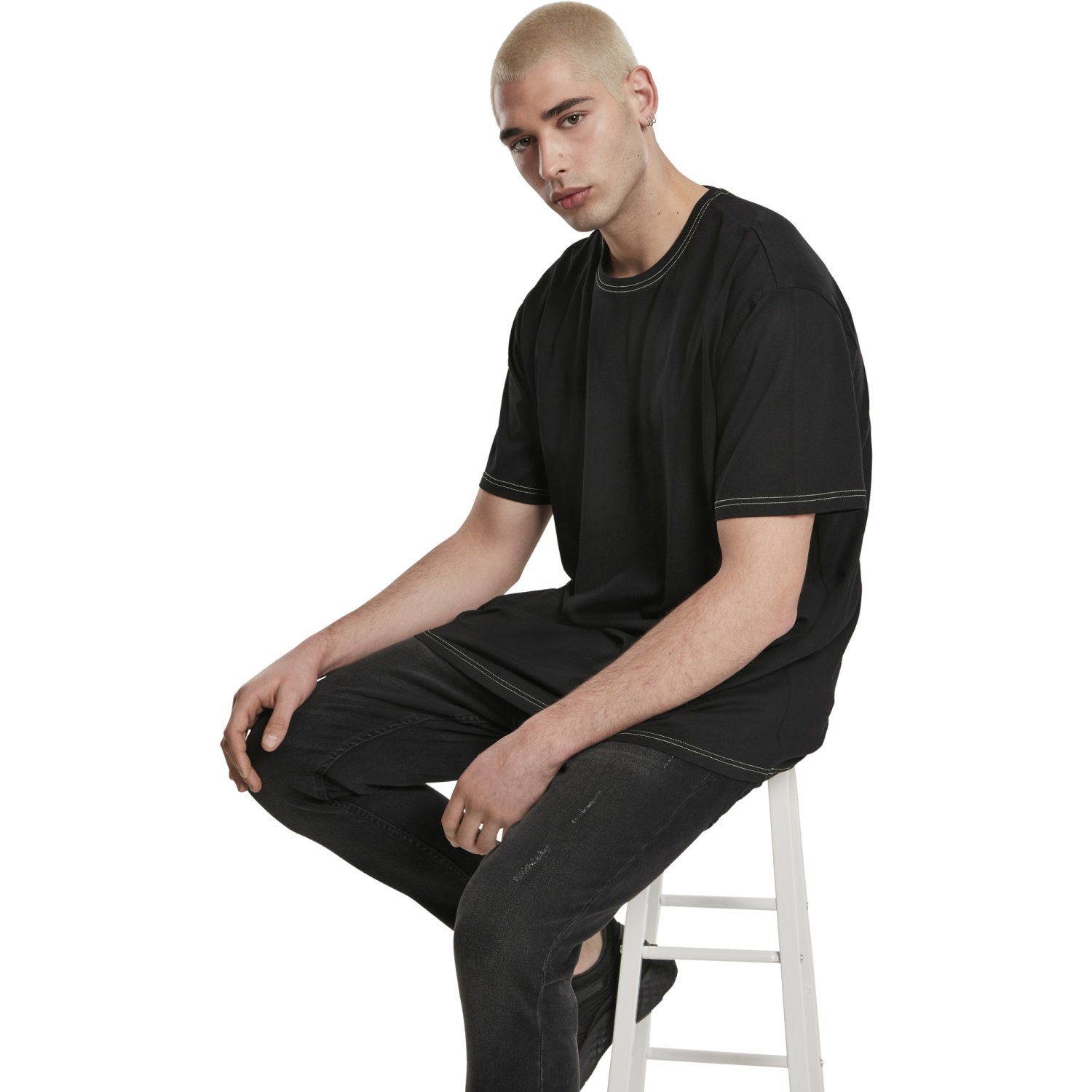 Urban Classics - Heavy Oversized Contrast Stitch Shirt