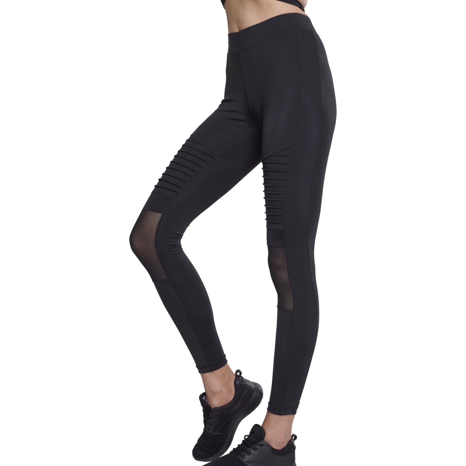 Urban Classics Ladies - TECH MESH Biker Fitness Leggings