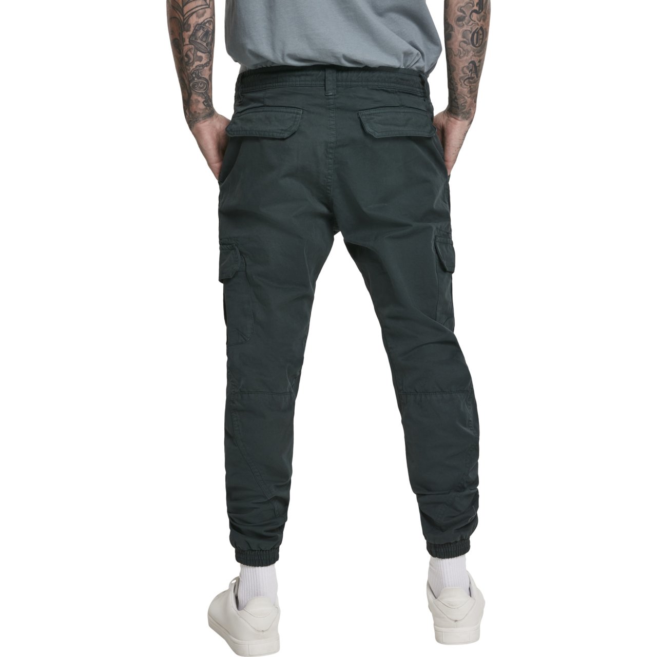 Urban Classics - CARGO Twill Jogging Pants bottle green