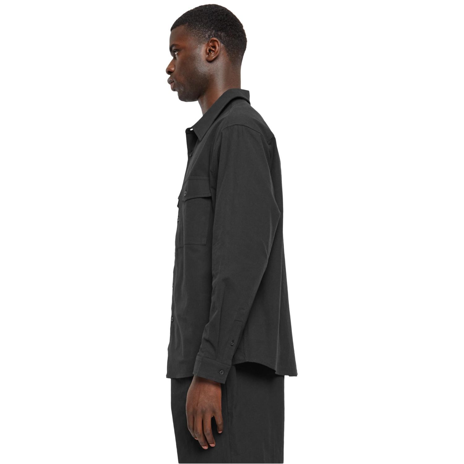 Urban Classics - Basic Crepe Shirt black