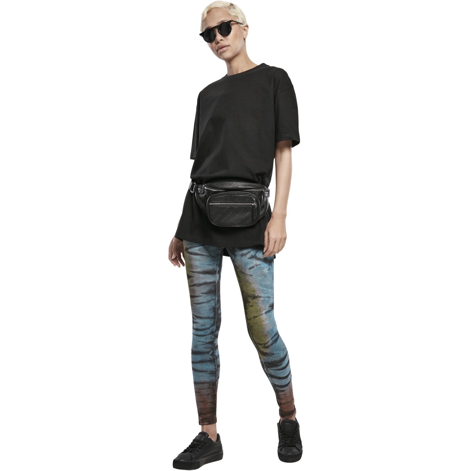 Urban Classics Ladies - Batik Tie Dye High Waist Leggings