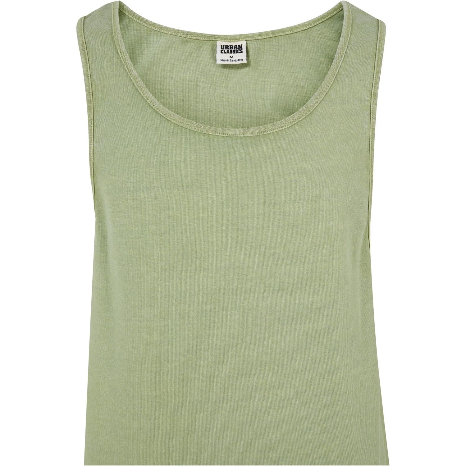 Urban Classics - Heavy Oversized Acid Wash Tank Top green