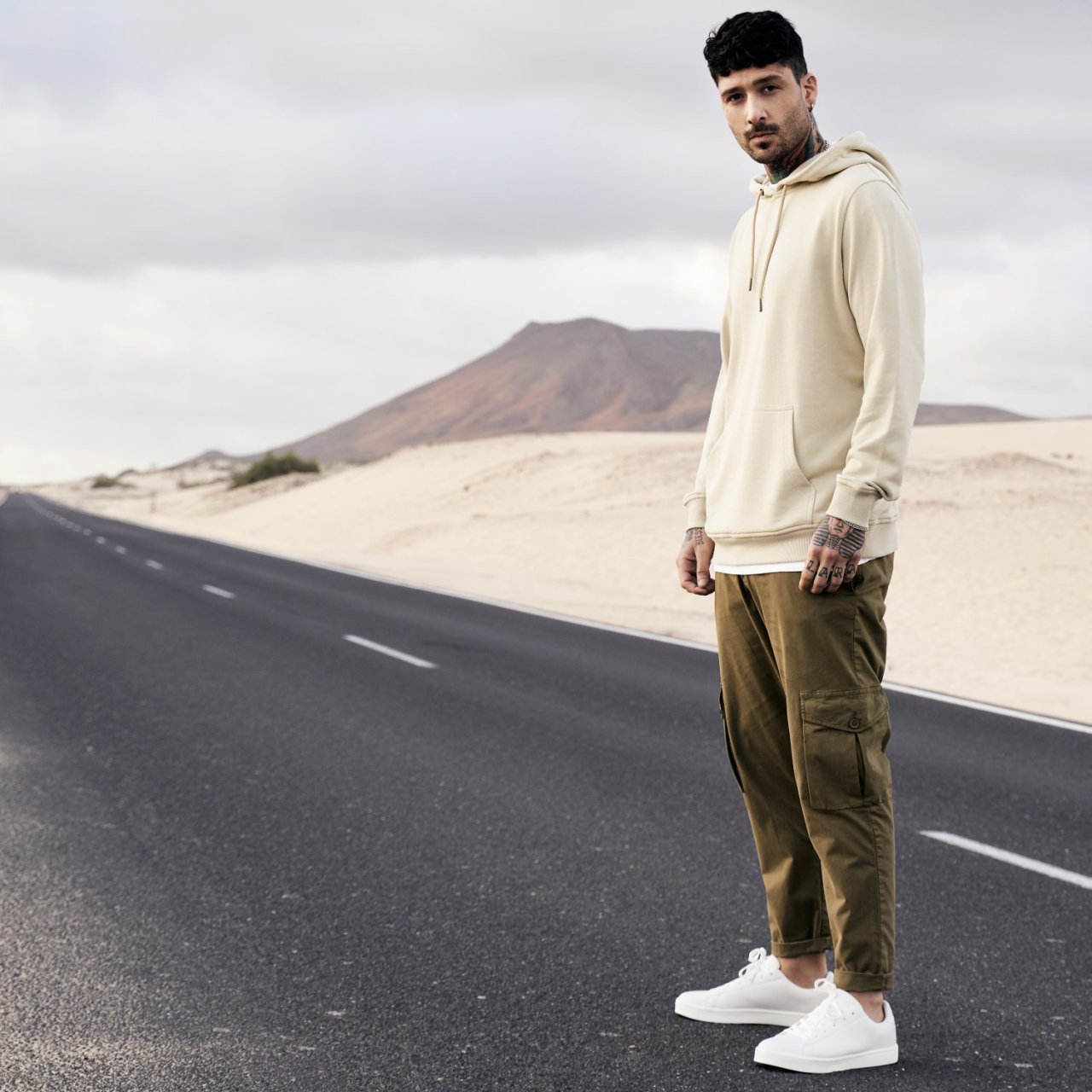 Urban Classics - CARGO Tapered Pants Trouser olive