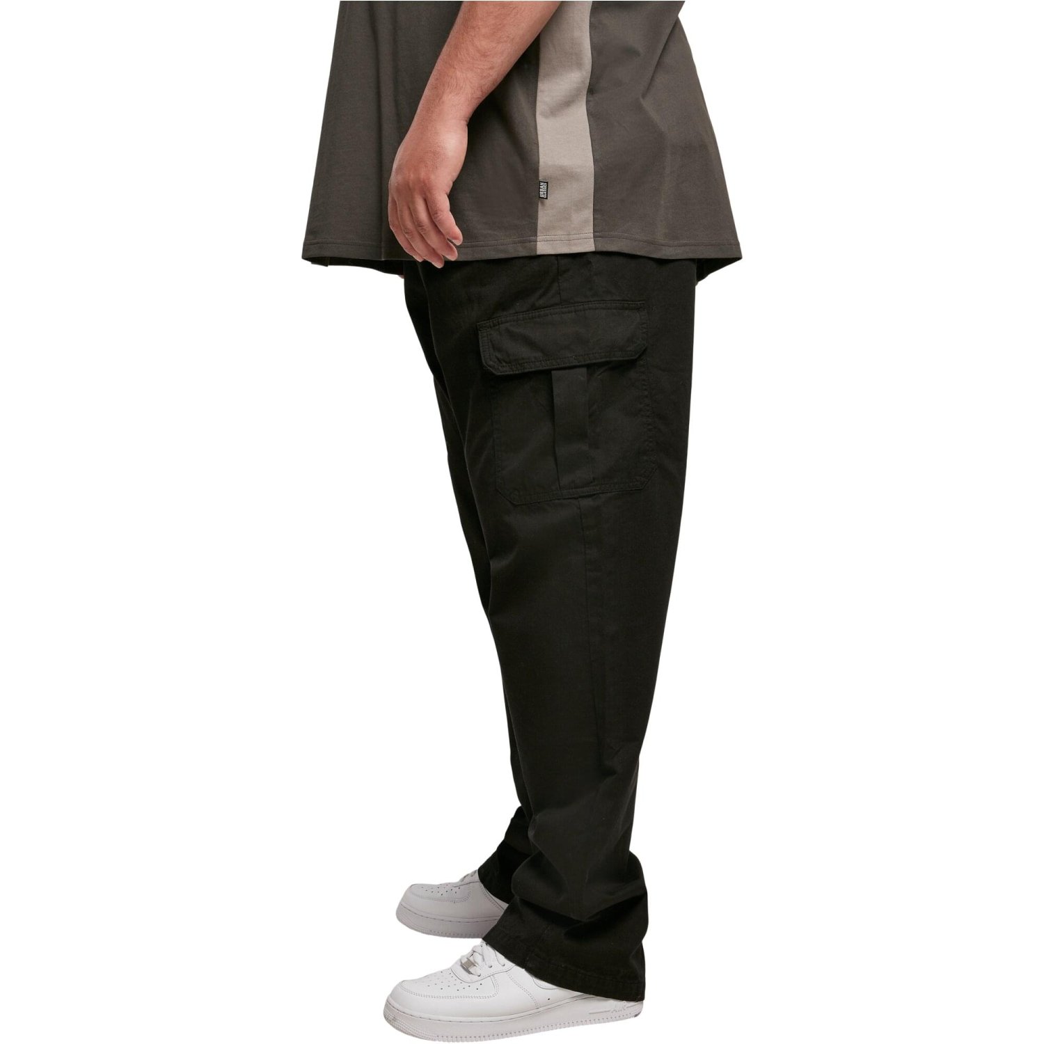 Urban Classics - Straight-Leg Cargo Pants black
