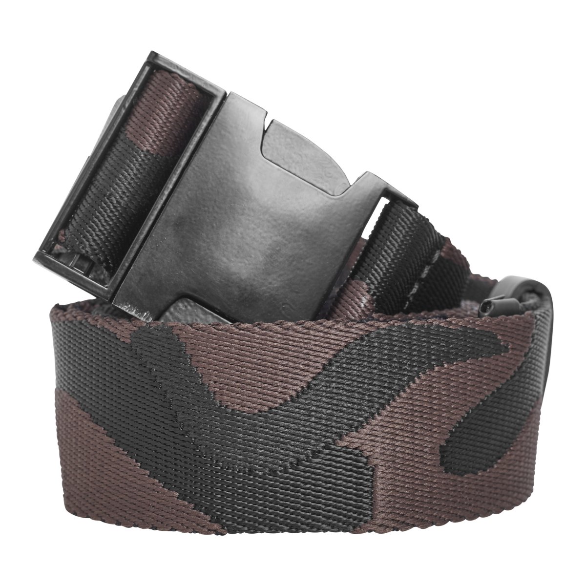Urban Classics - CANVAS Rubbered Touch Belt grey camo