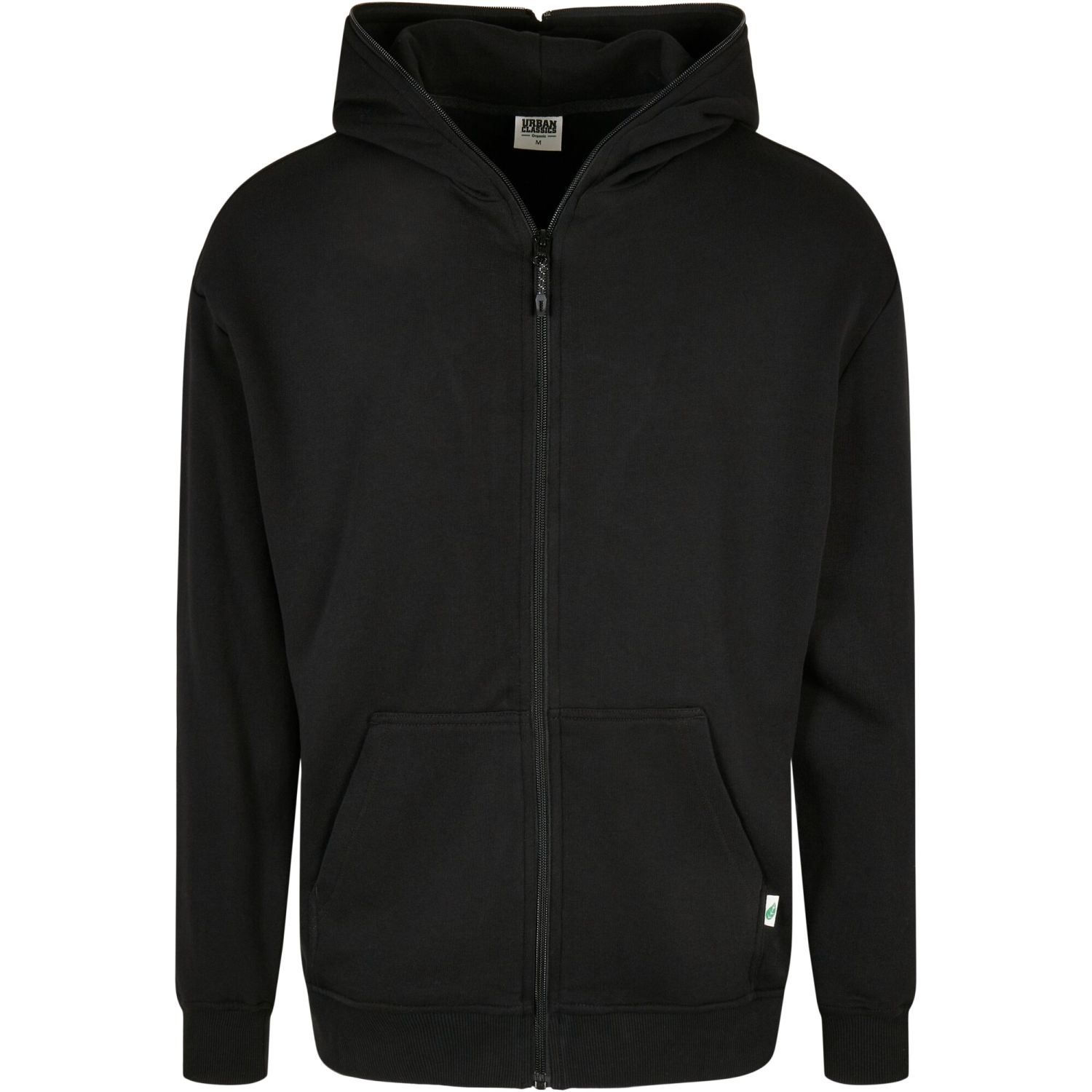 Urban Classics - Organic Full Zip Hoody black