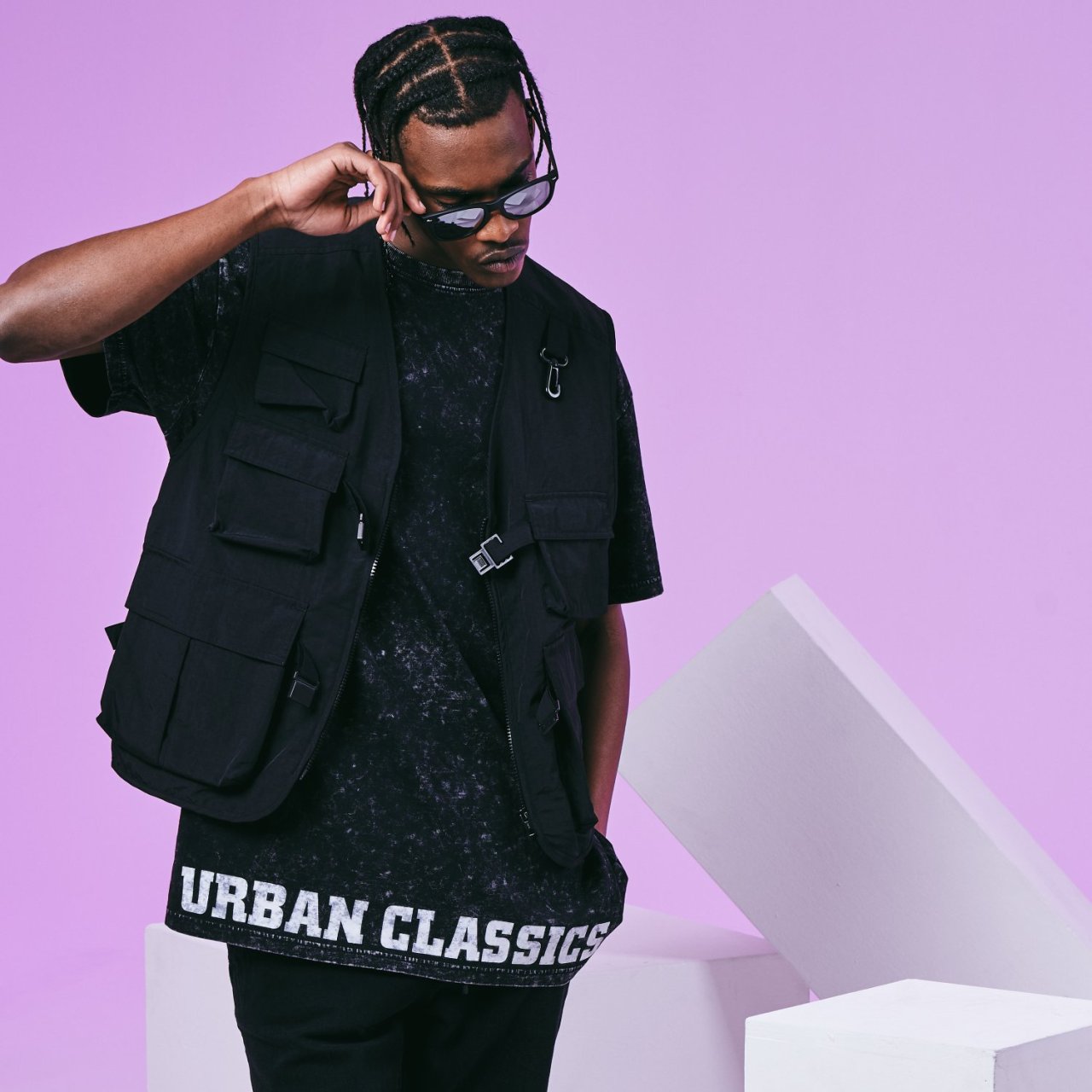 Urban Classics - TACTICAL Vest black