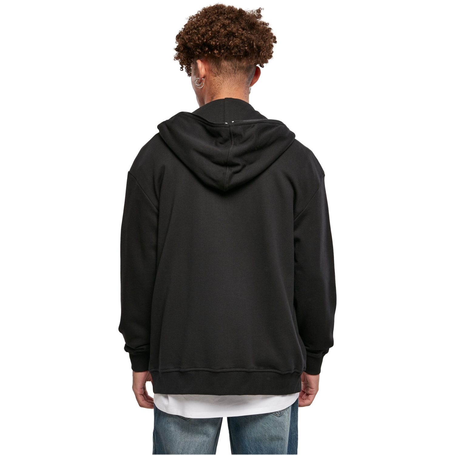 Urban Classics - Organic Full Zip Hoody black