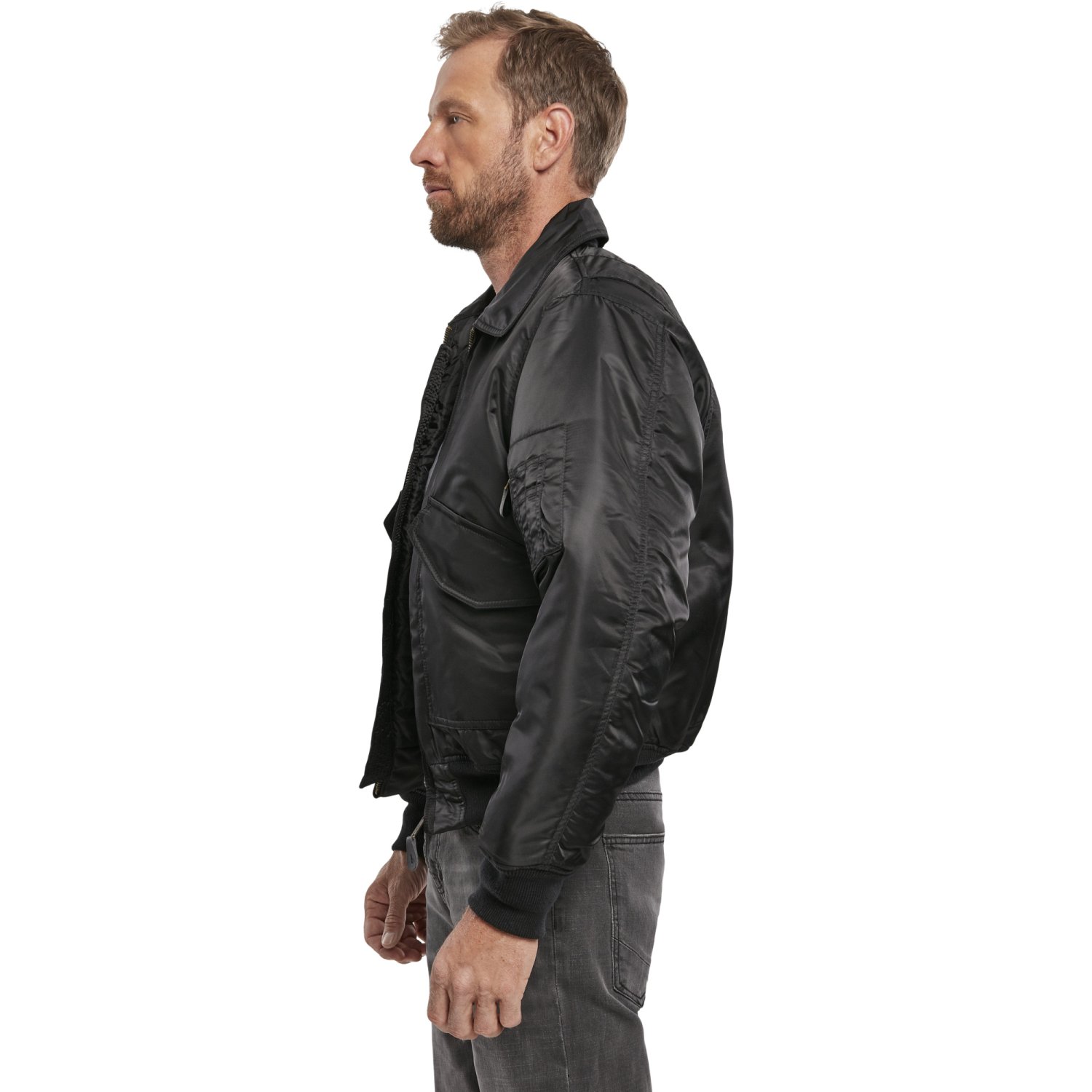 Brandit - CWU BOMBER Blouson de vol noir