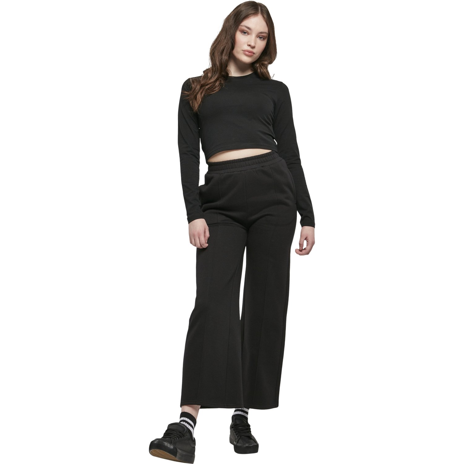Urban Classics Ladies - Organic Cotton Cropped Longsleeve