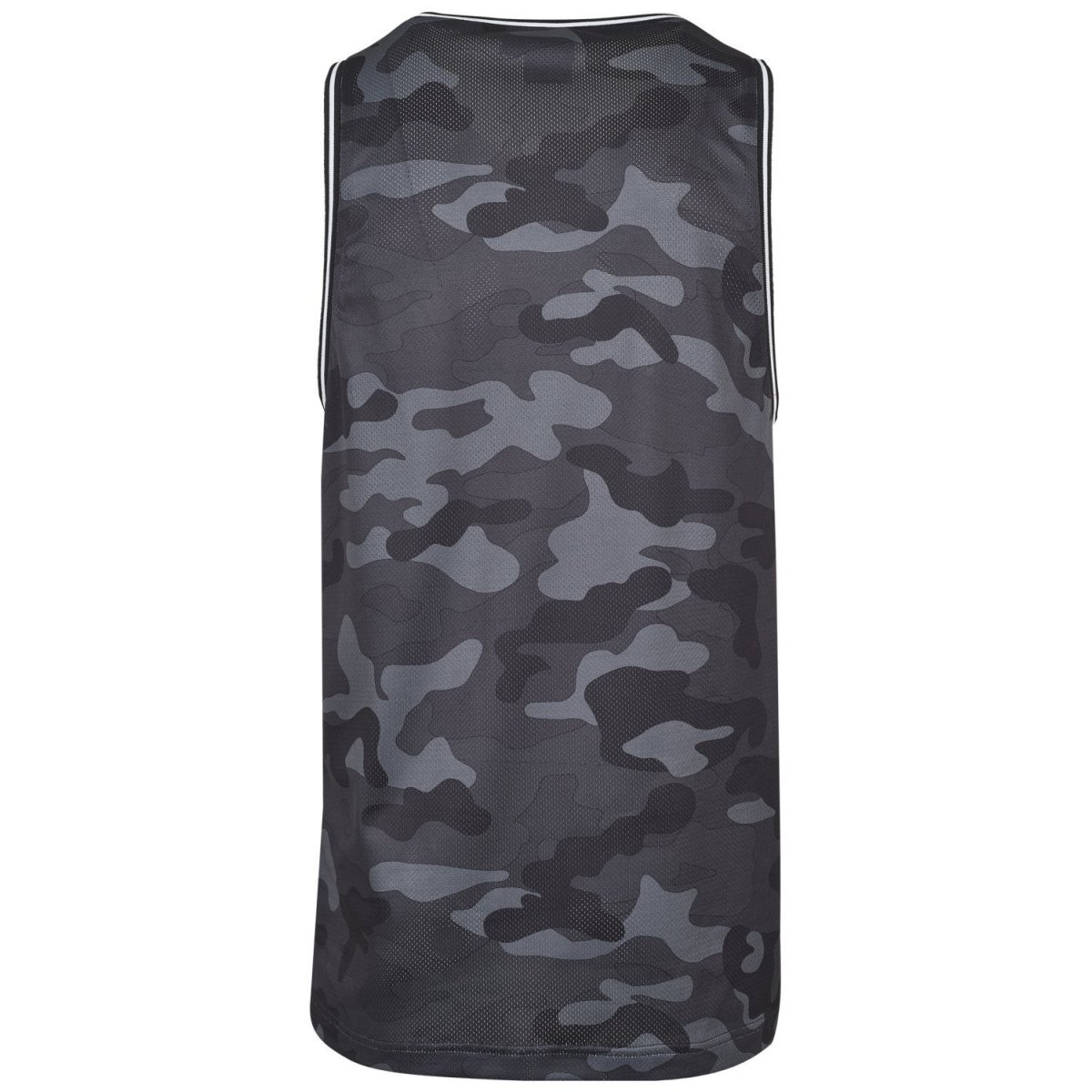 Urban Classics - MESH Tank Top dark grey camo