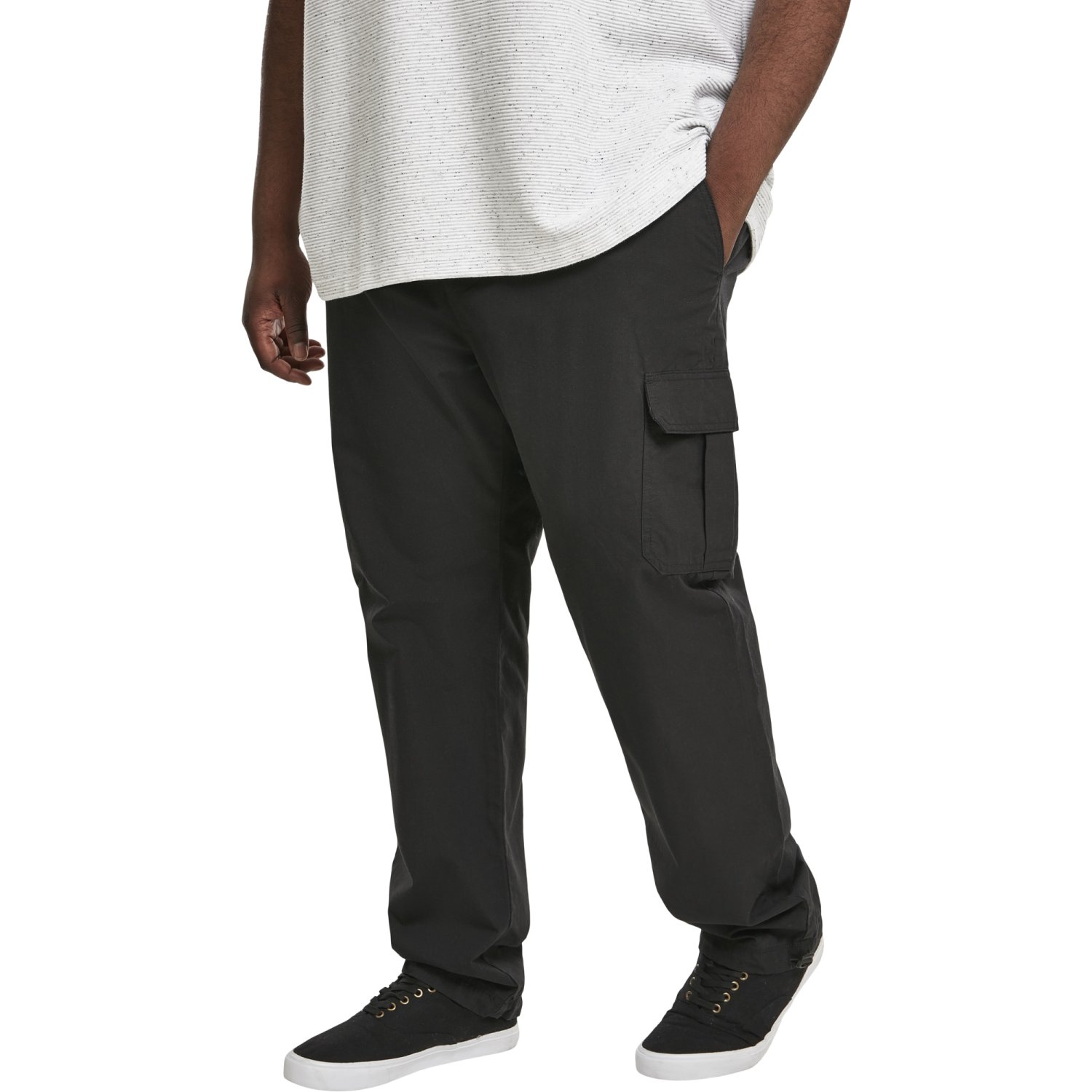 Urban Classics - RIPSTOP CARGO Jogging Pantalon noir