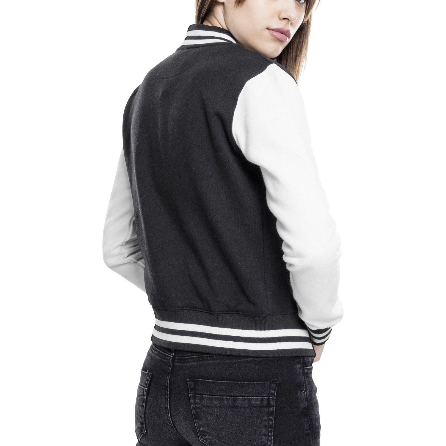 Urban Classics Ladies - College Baseball Fleece Sweat Veste