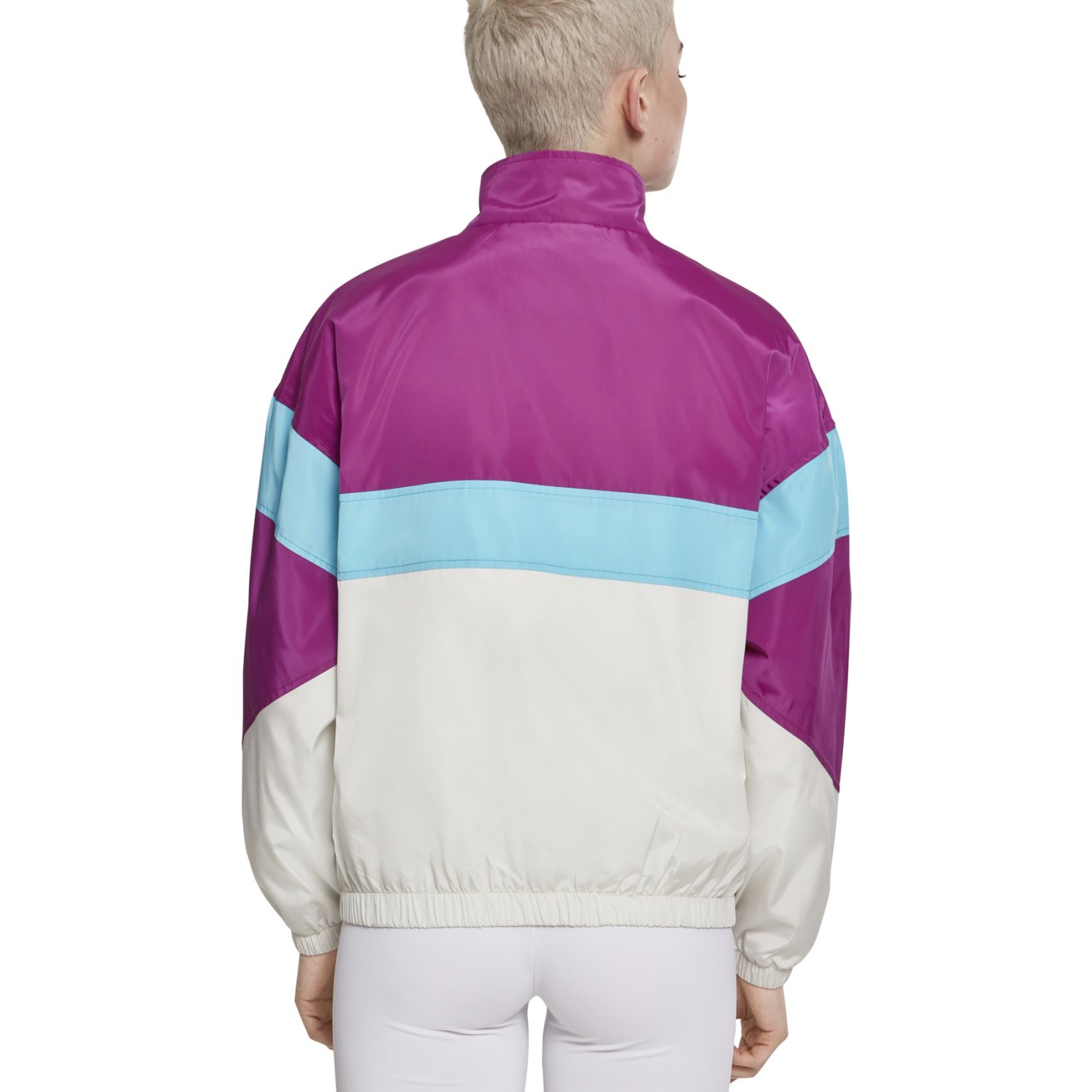 Urban Classics Ladies - PULL OVER Stand Up Collar Veste viol