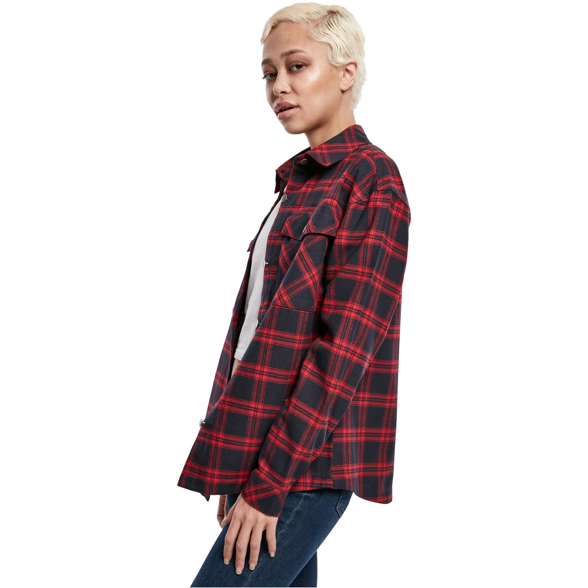 Urban Classics Femme - FLANELL Oversized Shirt