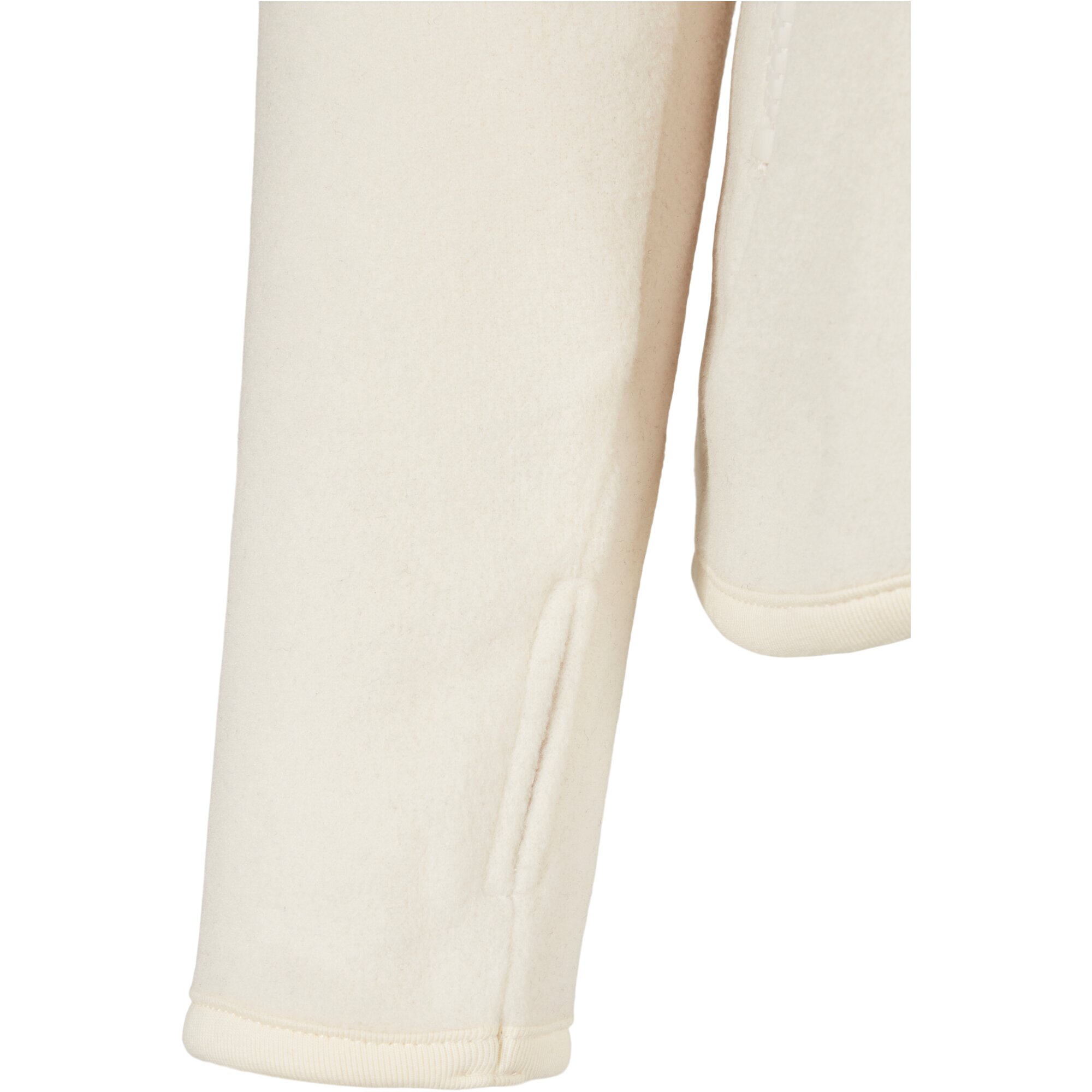 Urban Classics Ladies - Polar Fleece Zip Hoody white sand