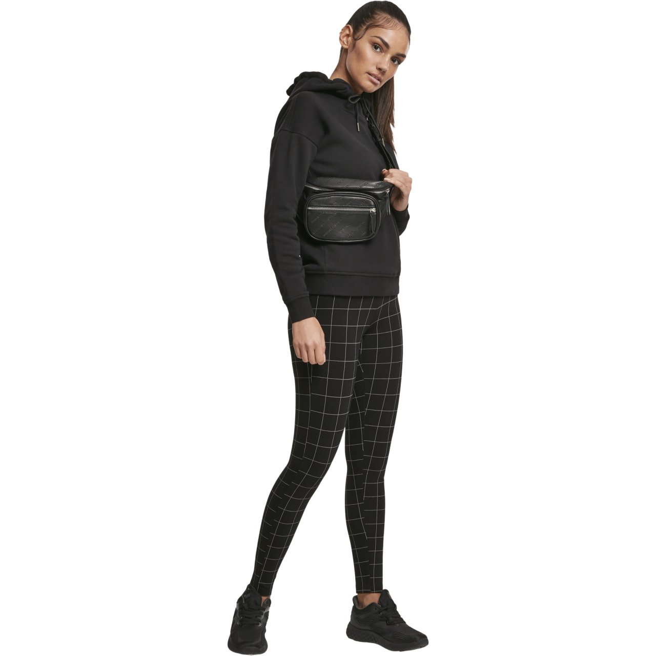 Urban Classics Ladies - CHECK High Waist Leggings