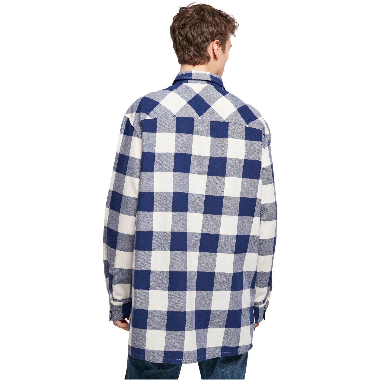 Urban Classics - Long Oversized Checked Flanell Hemd