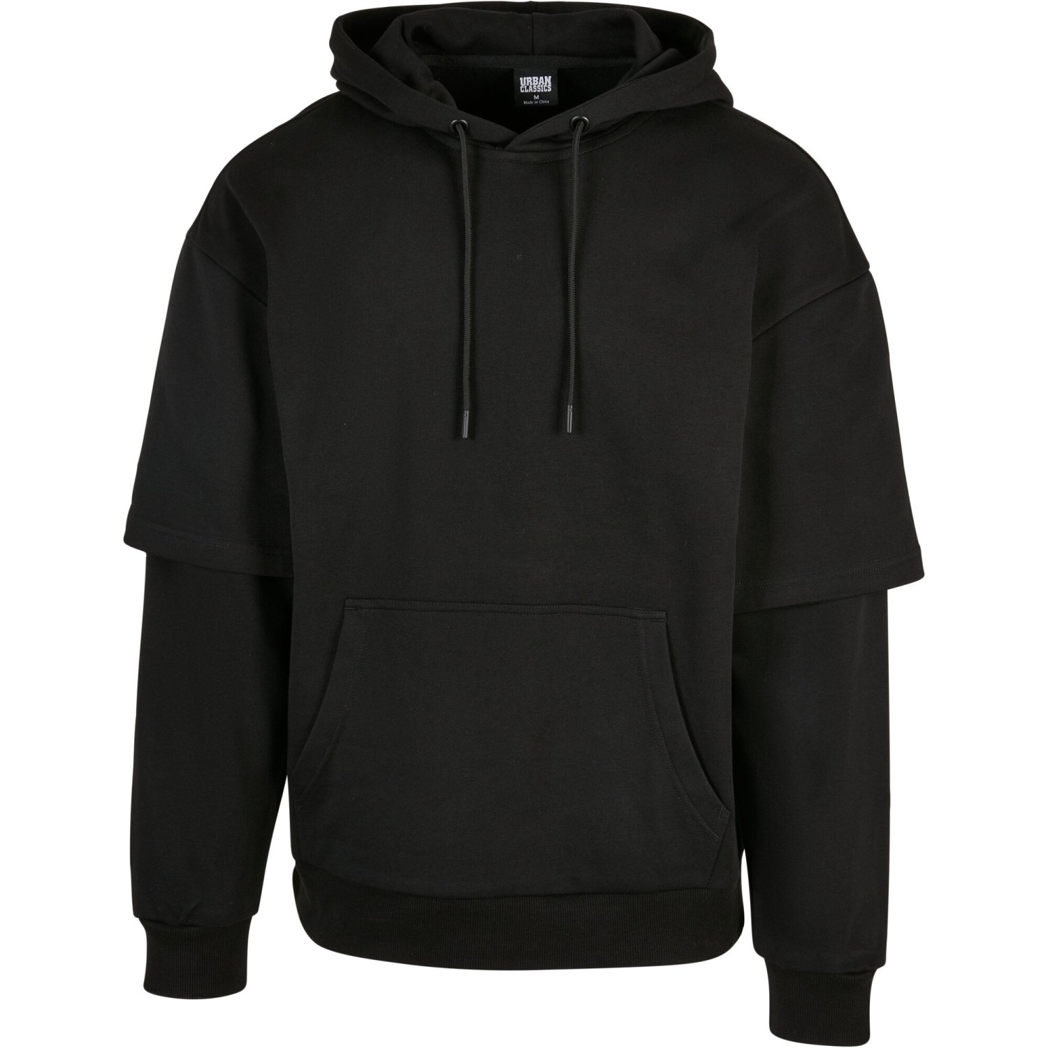 Urban Classics - Oversized Doublesleeve Hoody noir