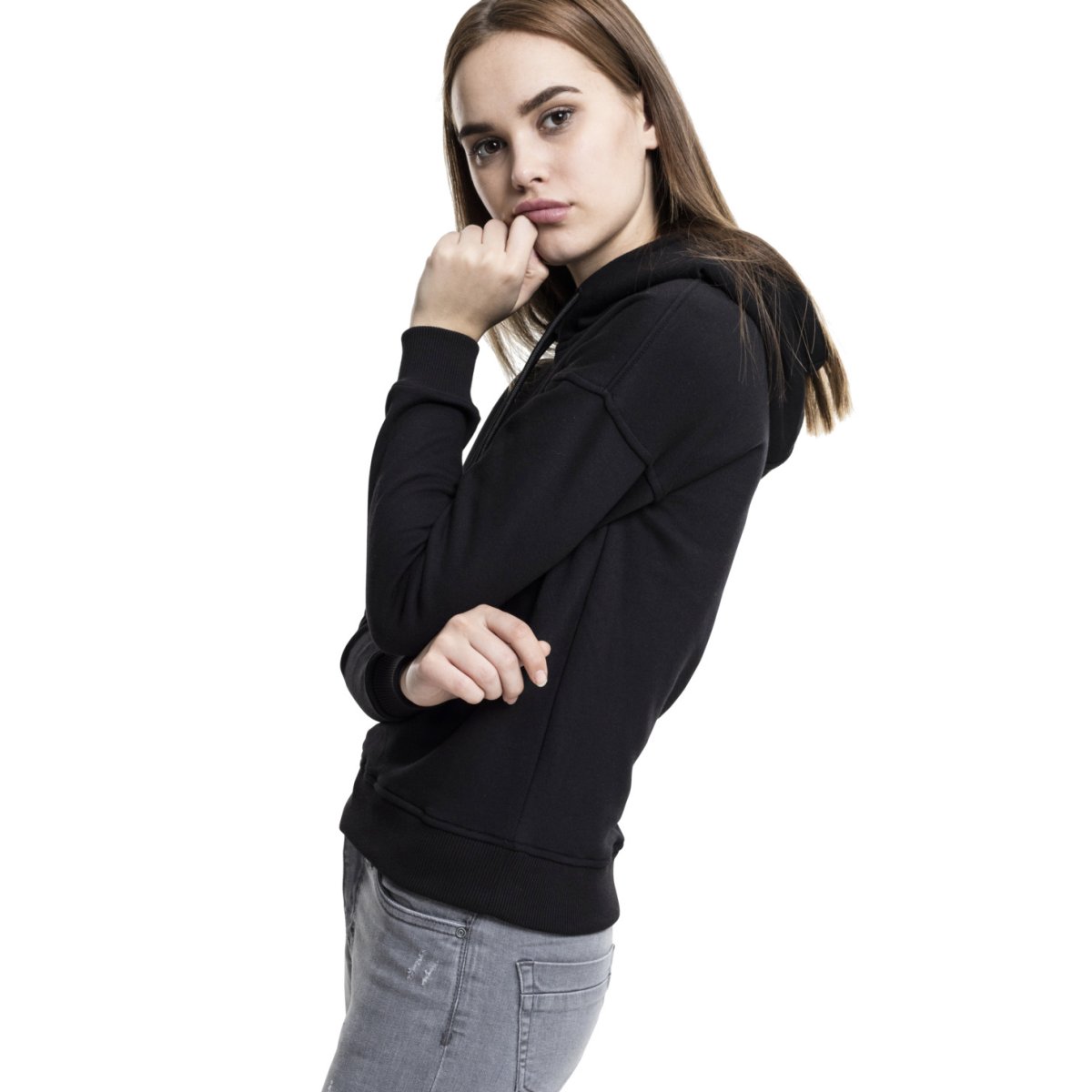 Urban Classics Ladies - BASIC Hoody black