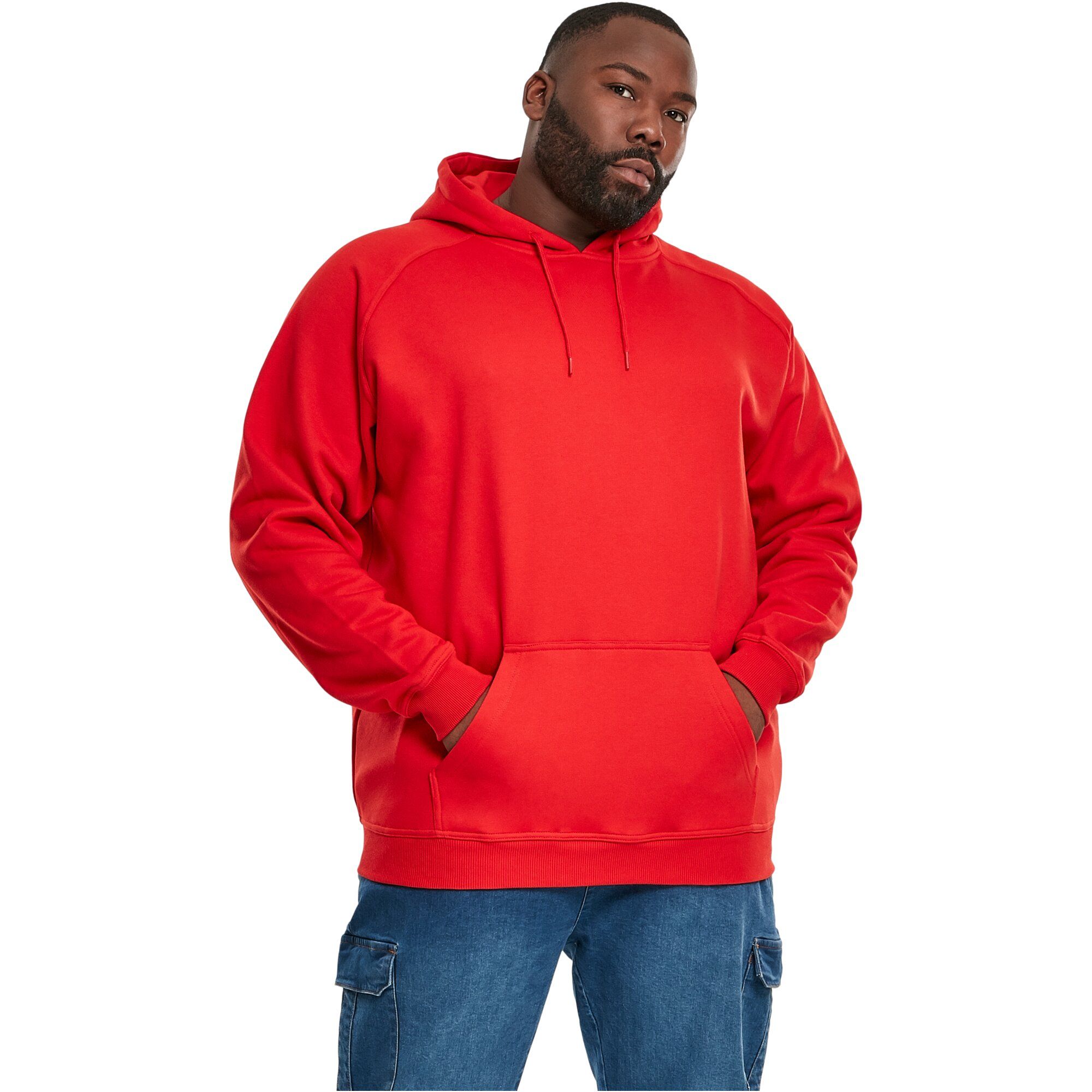 Urban Classics - Blank Sweat à capuche rouge - S