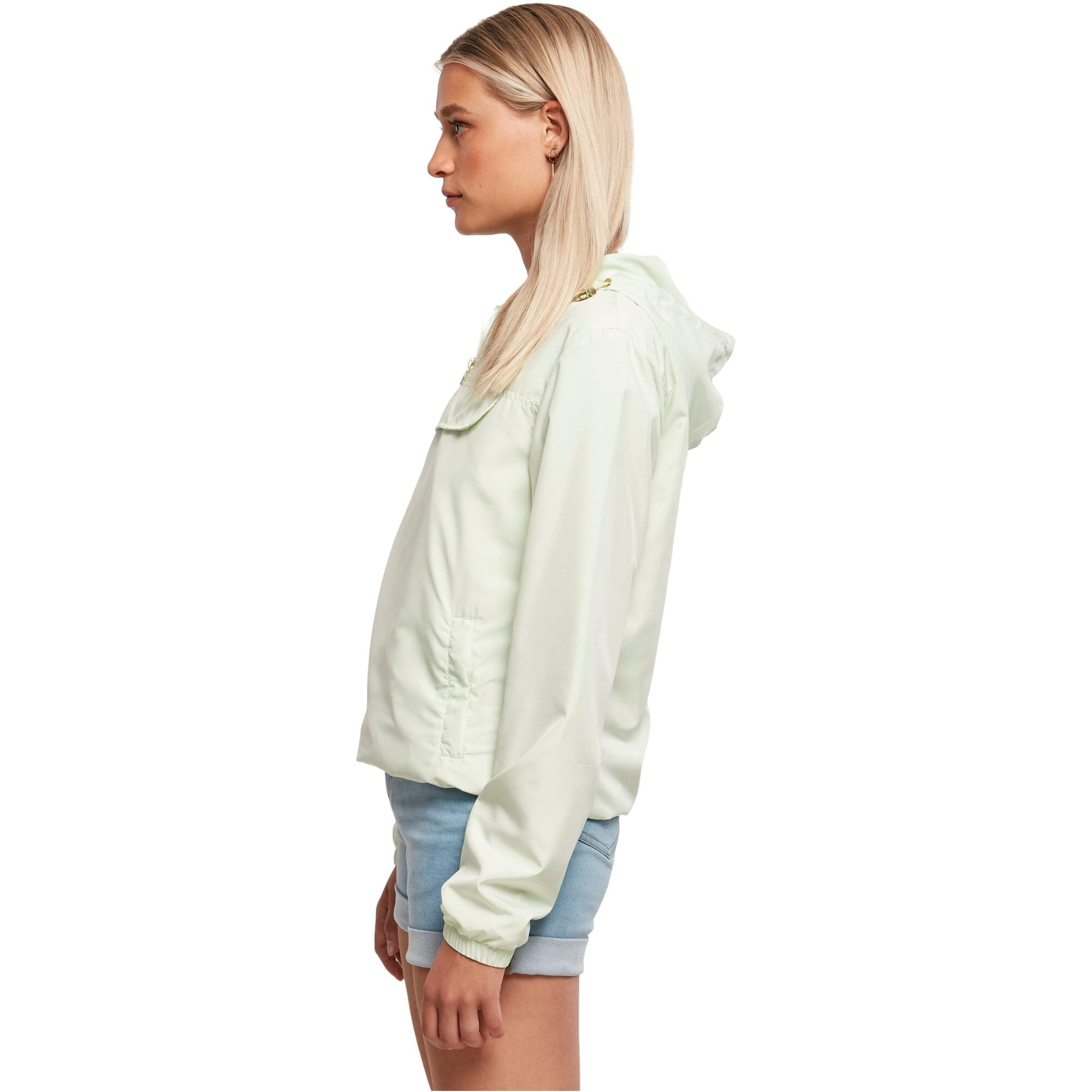 Urban Classics Ladies - PULL OVER Jacket light mint