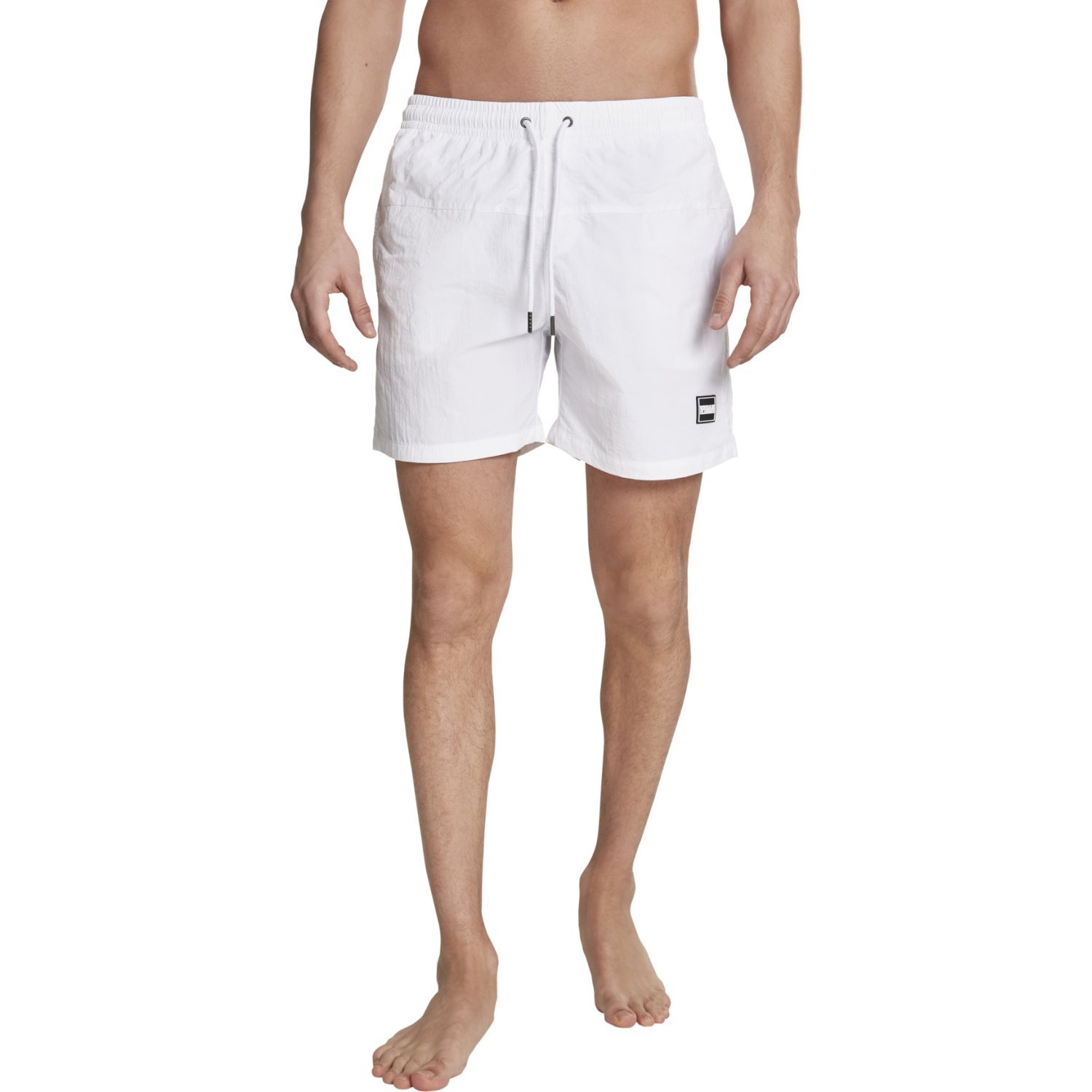 Urban Classics - BLOCK Short de bain blanc