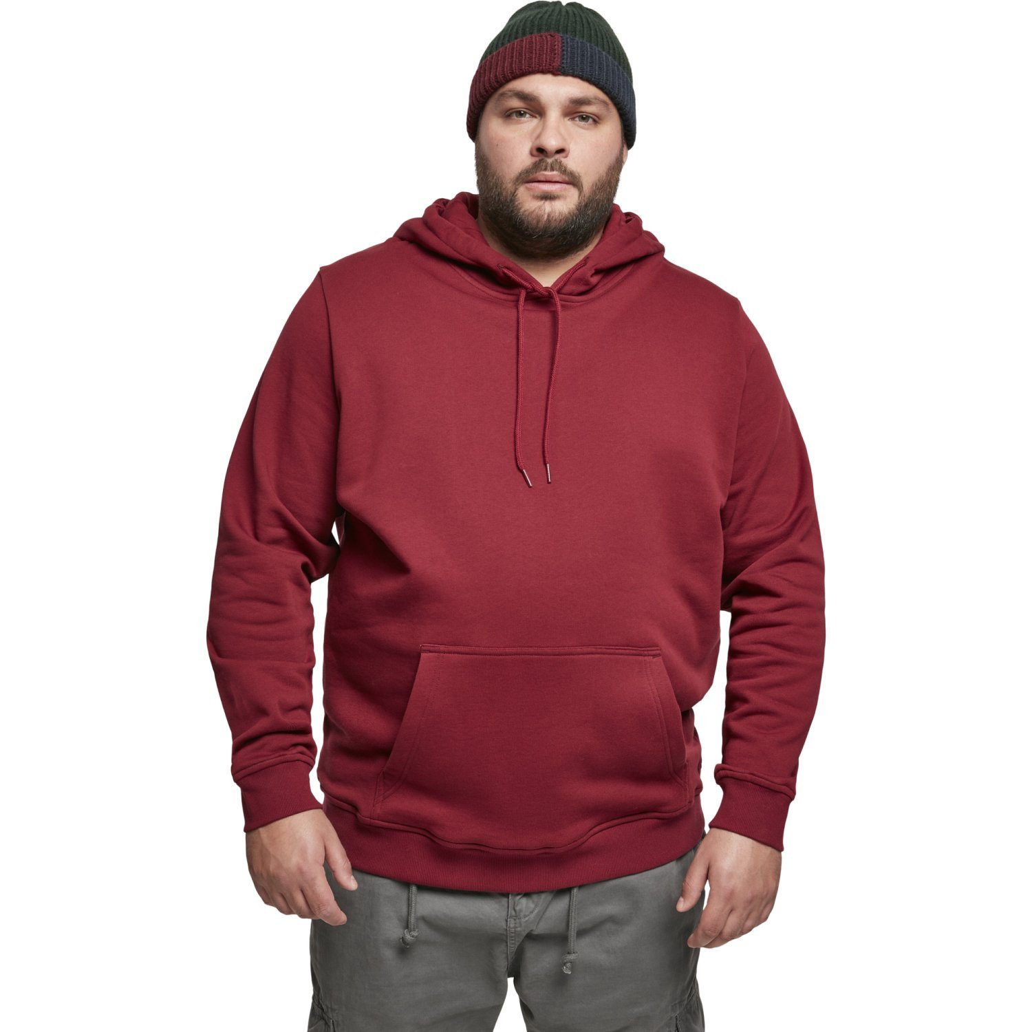 Urban Classics - ORGANIC Basic Hoody burgundy