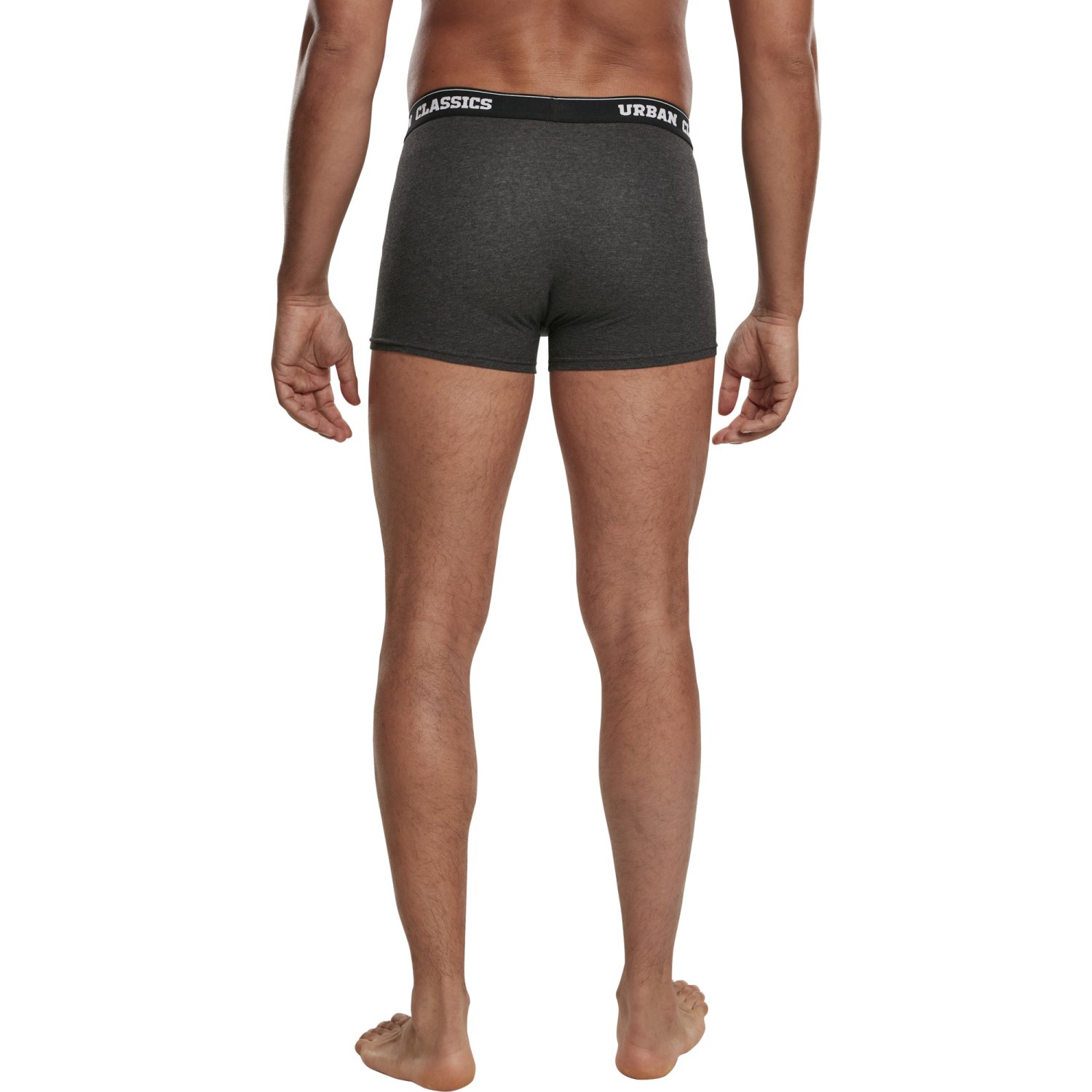 Urban Classics - Boxer Shorts 3-pack charcoal / noir