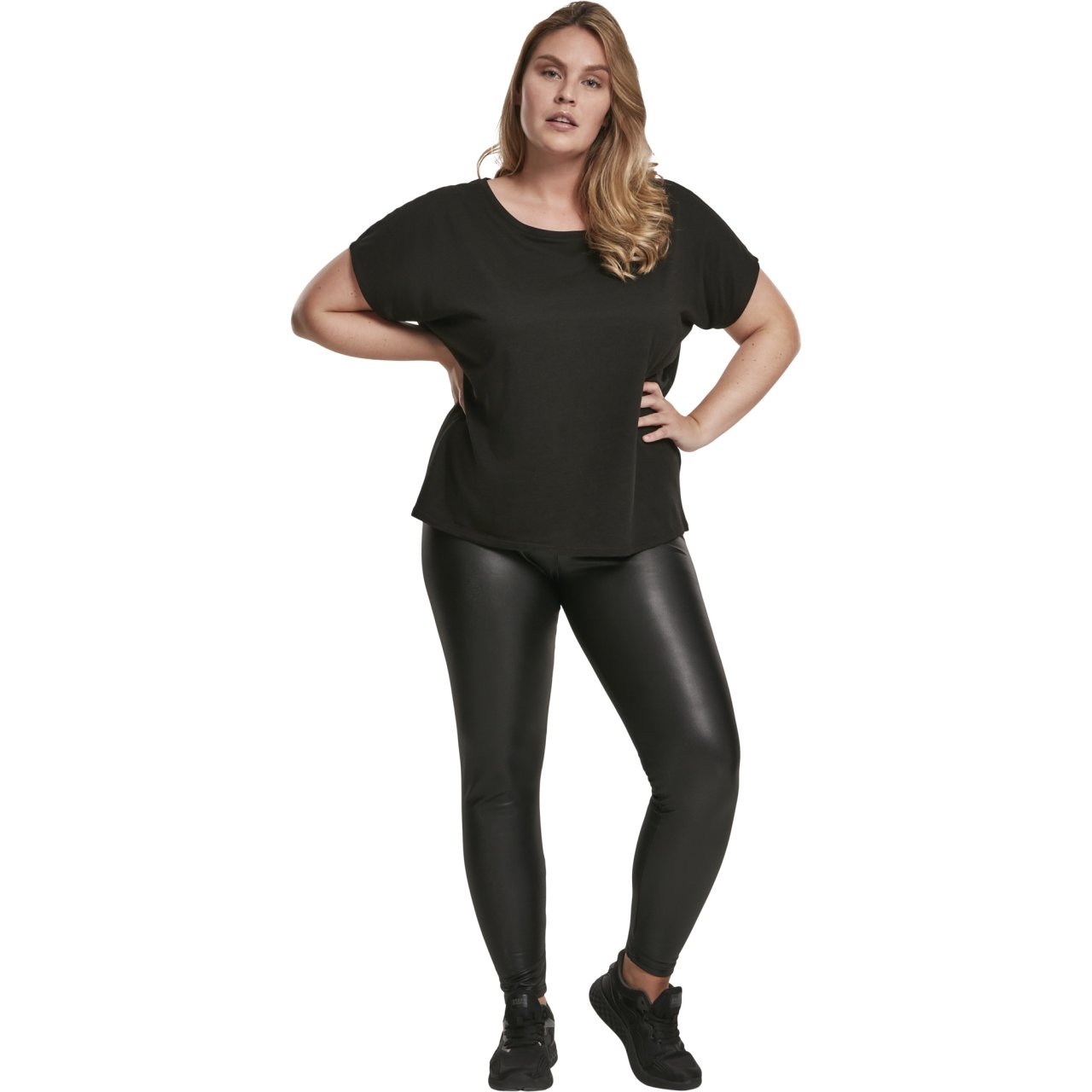 Urban Classics Ladies - High Waist Lederimitat Leggings