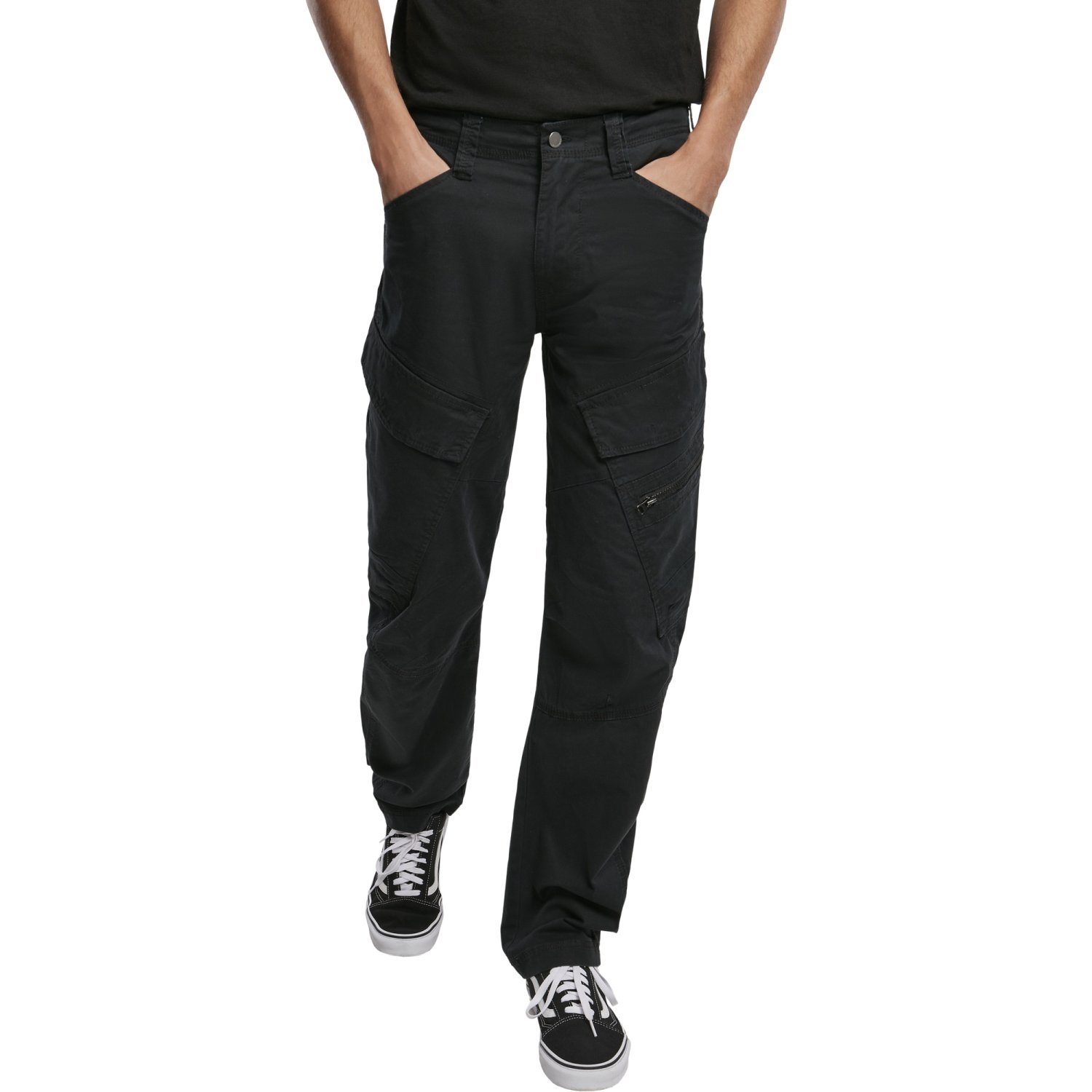 Brandit - ADVEN Slim-Fit Cargo Trousers black