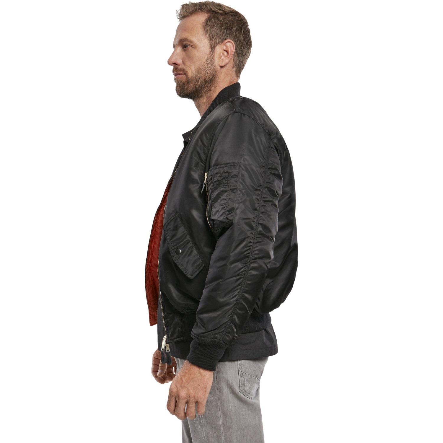 Brandit - MA1 BOMBER Veste noir