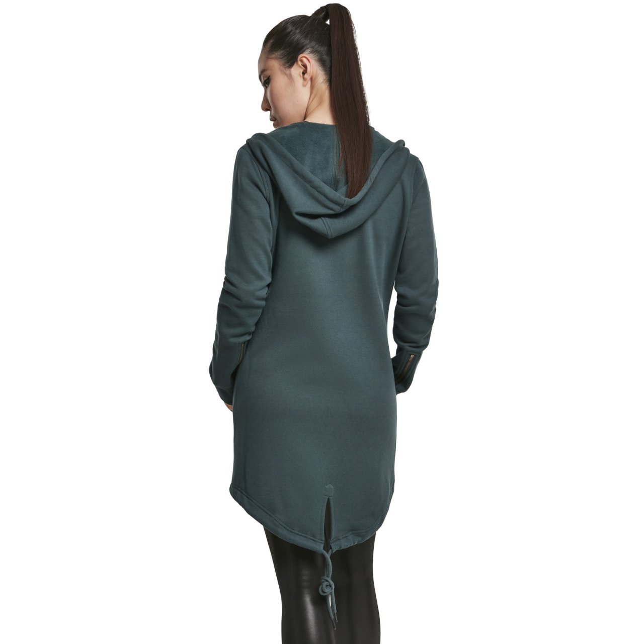 Urban Classics Ladies - SWEAT PARKA Zip Hoody bottlegreen