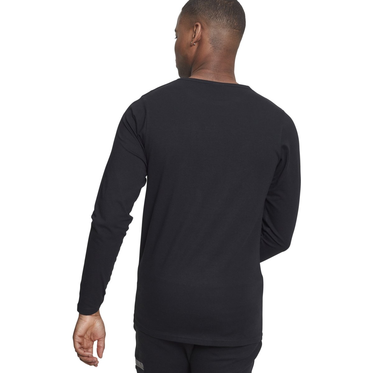 Urban Classics - FITTED STRETCH Manches Longues noir