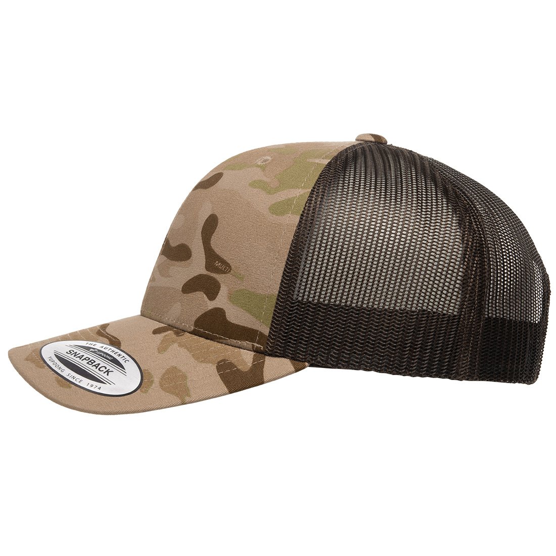 Flexfit RETRO Trucker Snapback Cap - Multicam camo