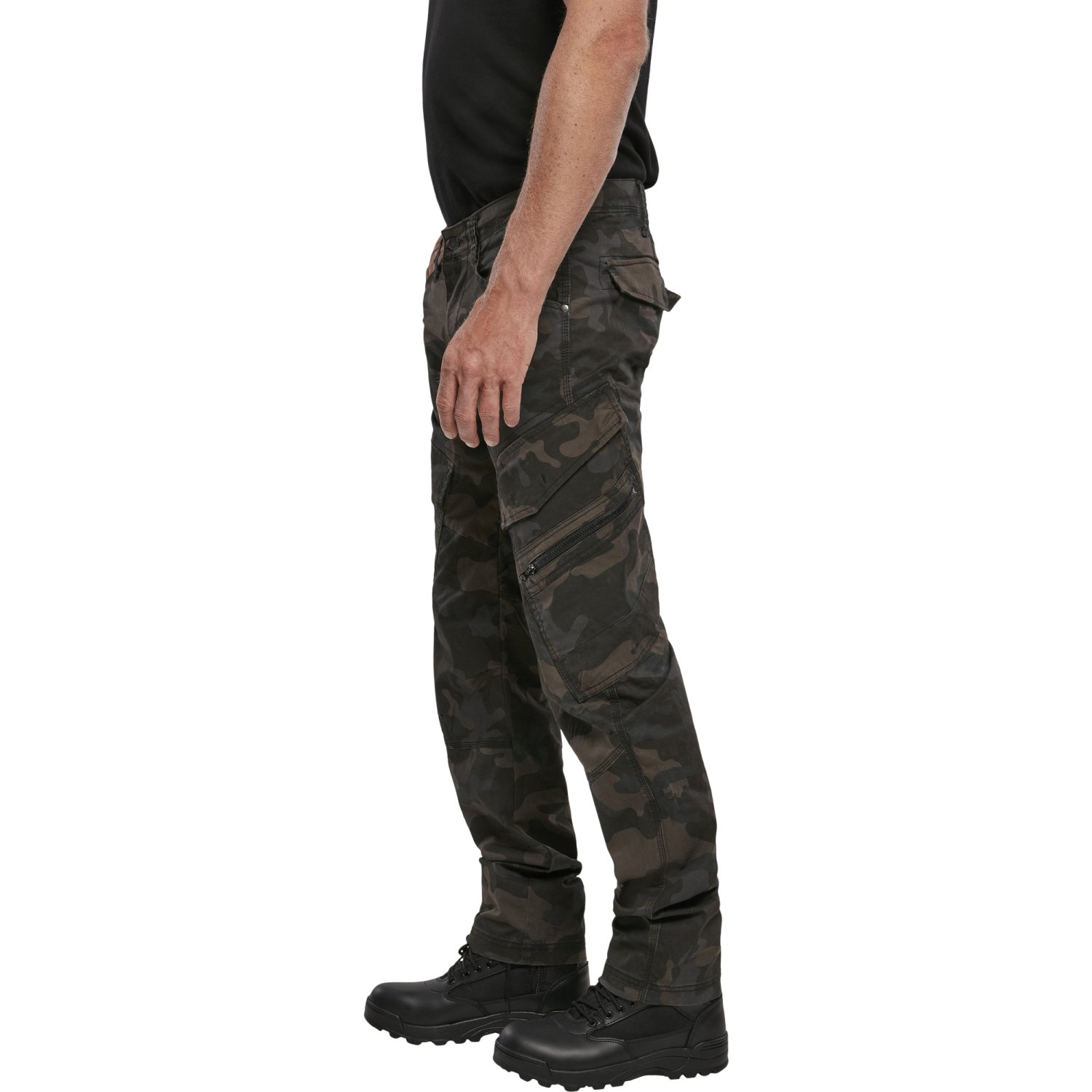 Brandit - ADVEN Slim-Fit Cargo Trousers dark camo
