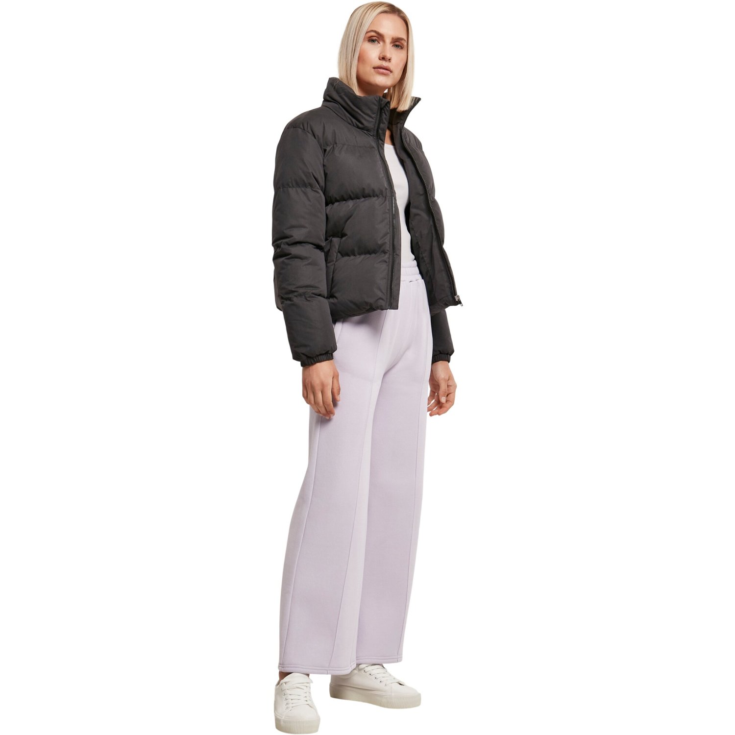 Urban Classics Ladies - Short Puffer Winterjacket black