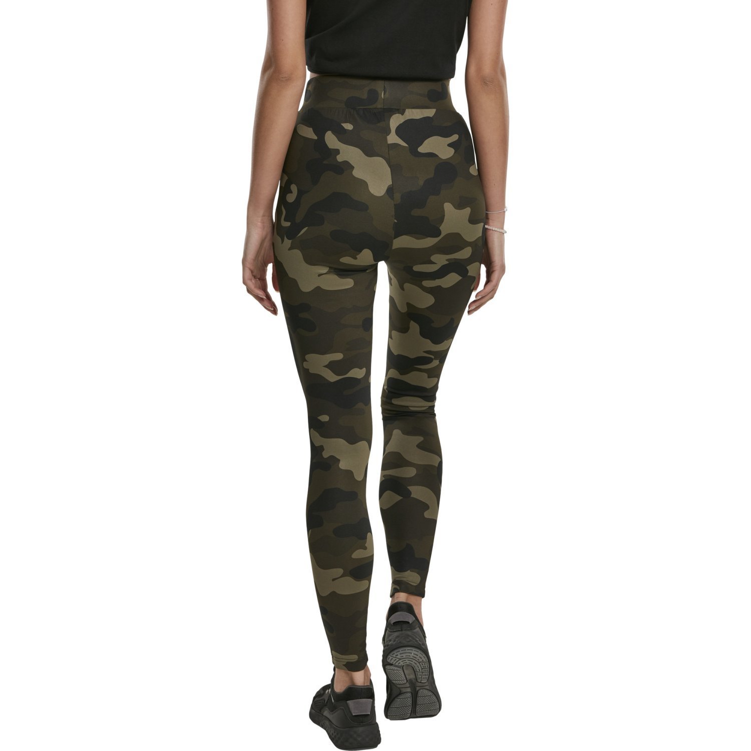 Urban Classics Ladies - High Waist Tech Leggings camo