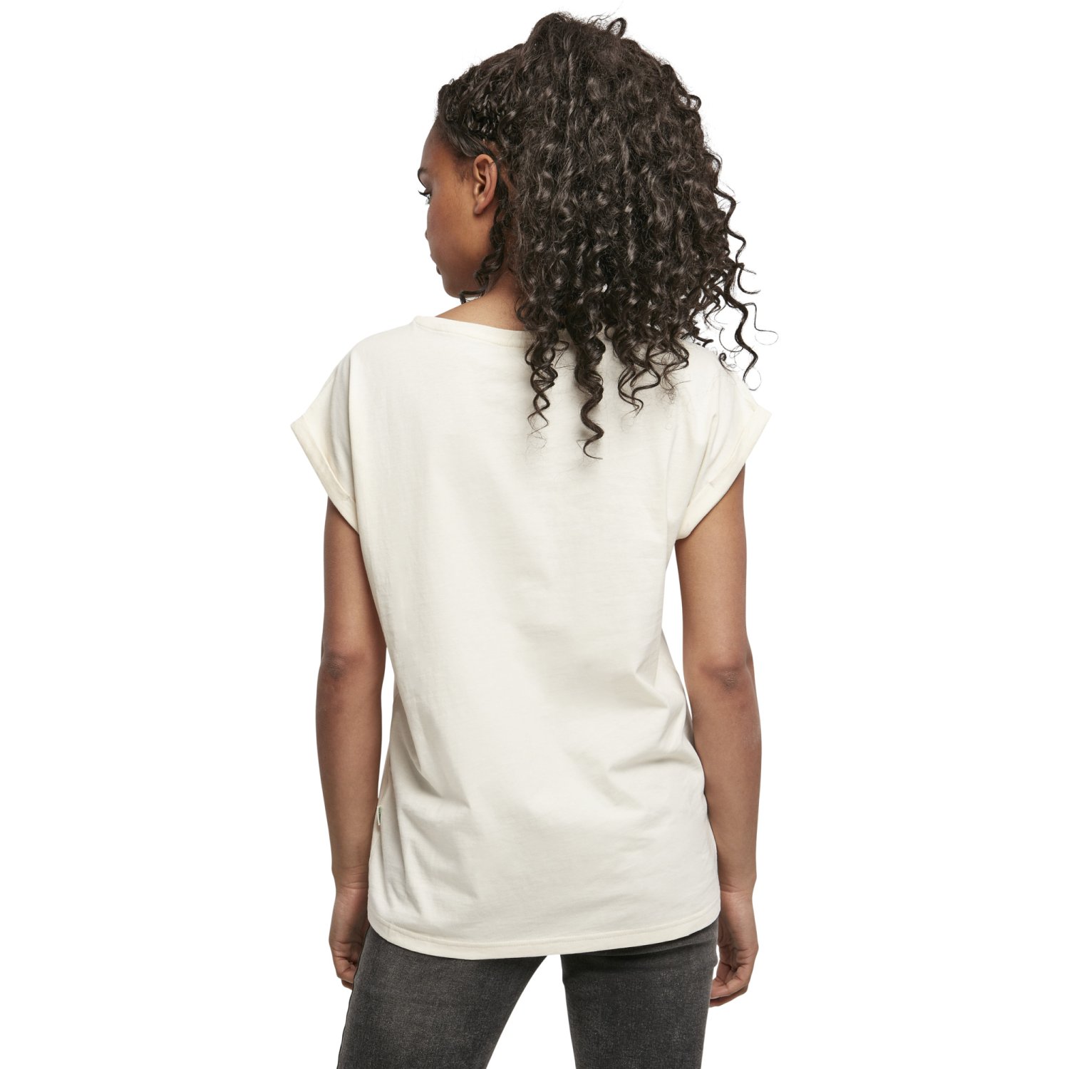 Urban Classics Ladies - Organic Extended Shoulder Long Shirt